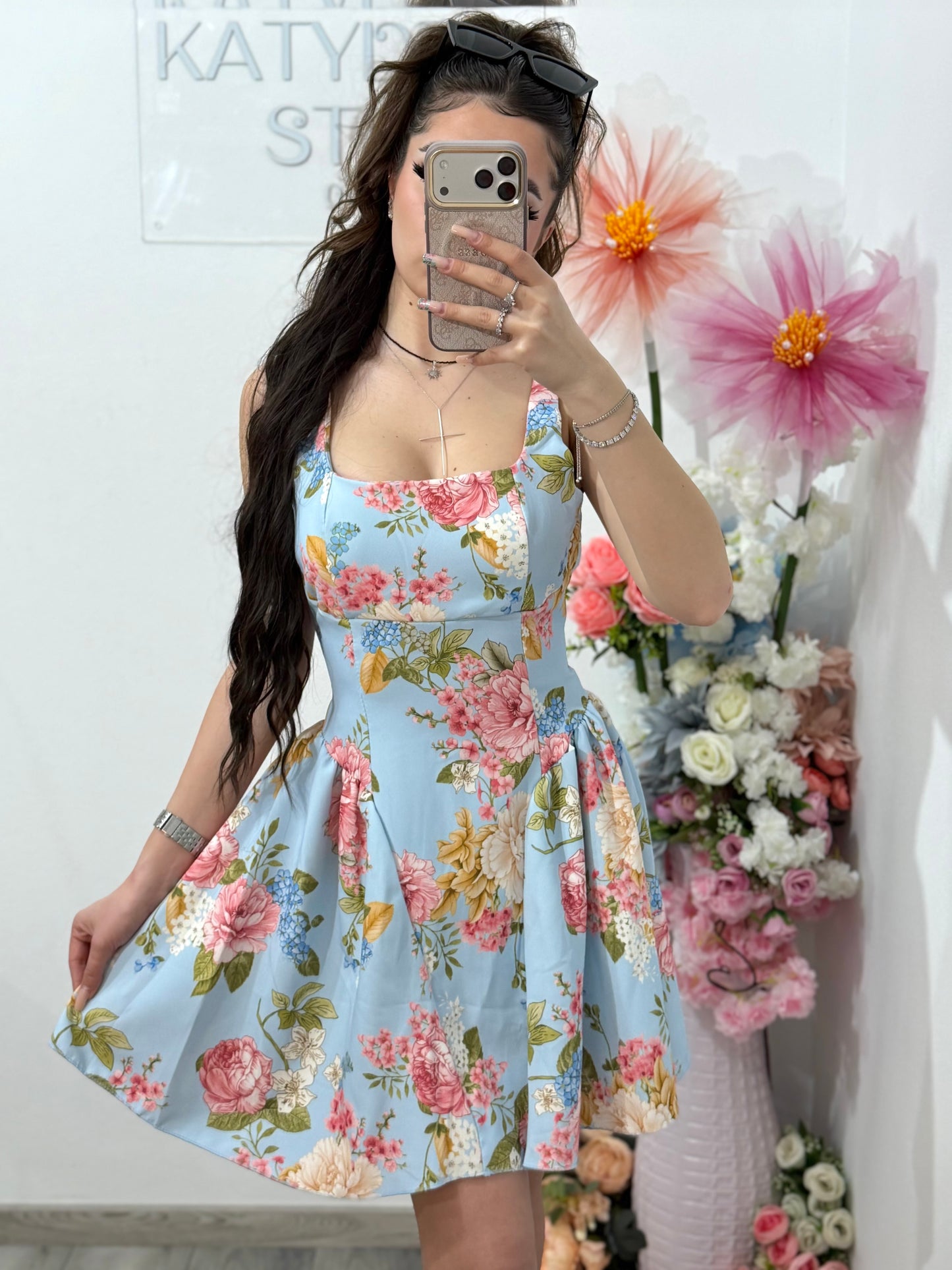 Rochie cu imprimeu floral VANESSA