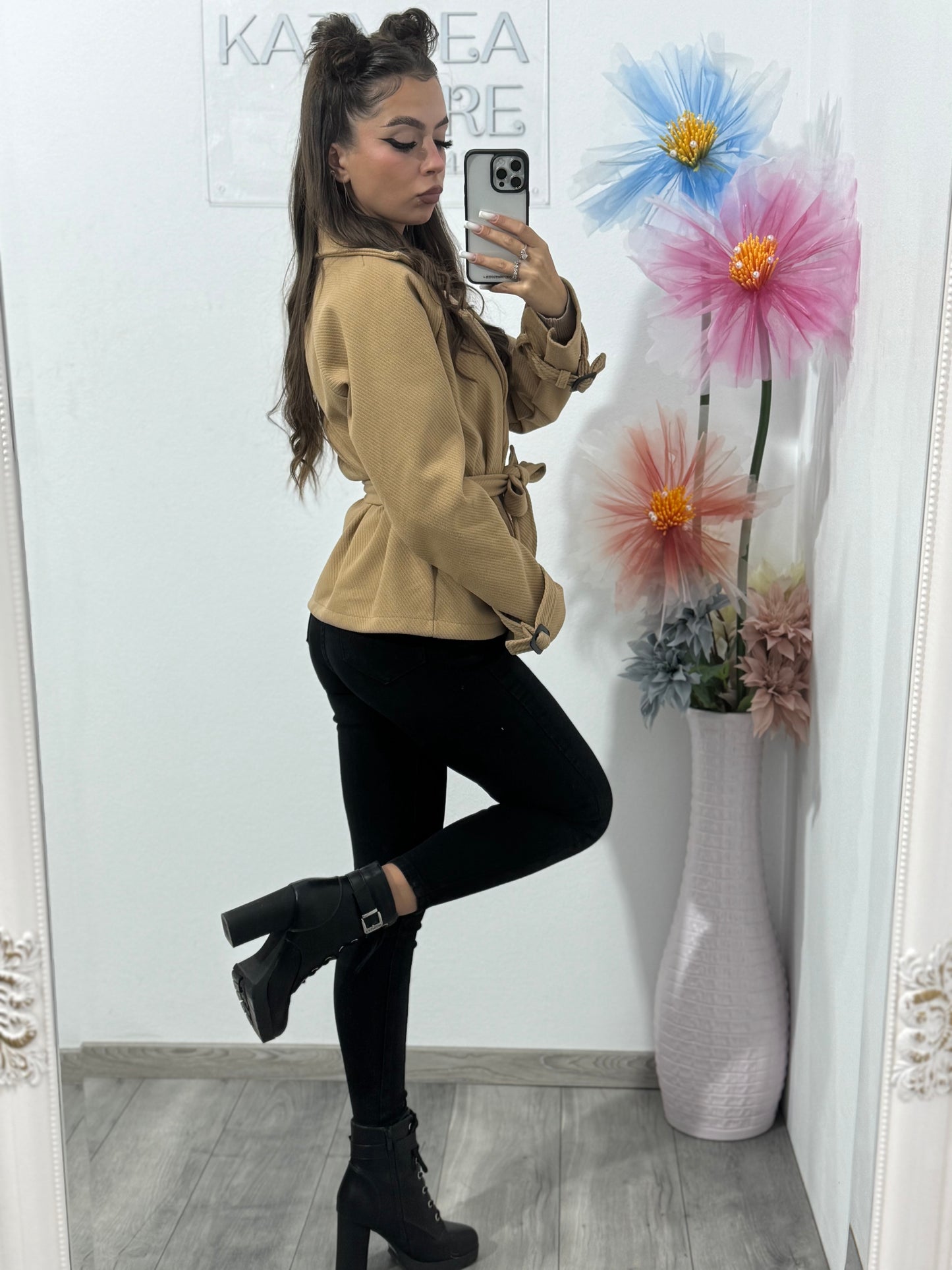Palton scurt Elenna
