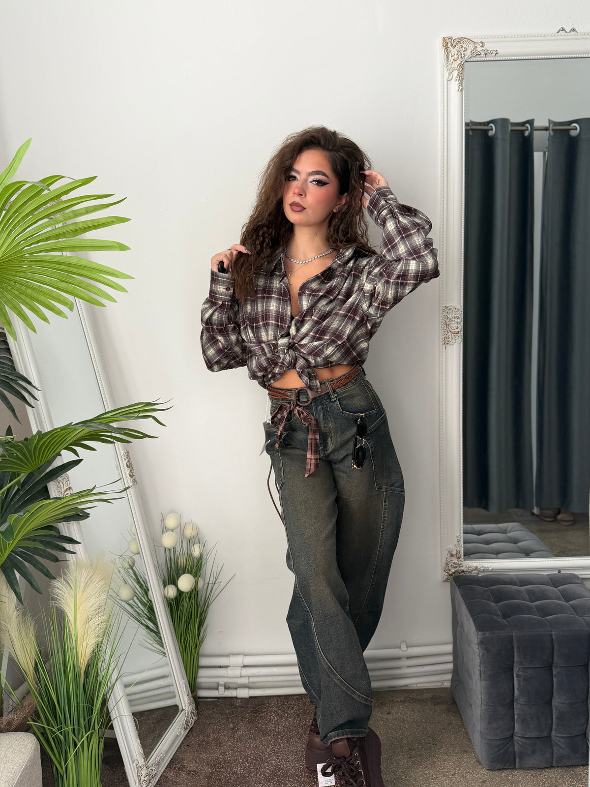 Jeans BalloonFit BROWN