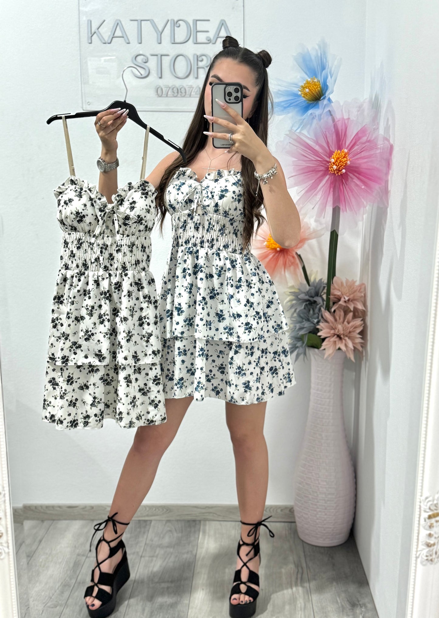 Rochie cu floricele Margarette