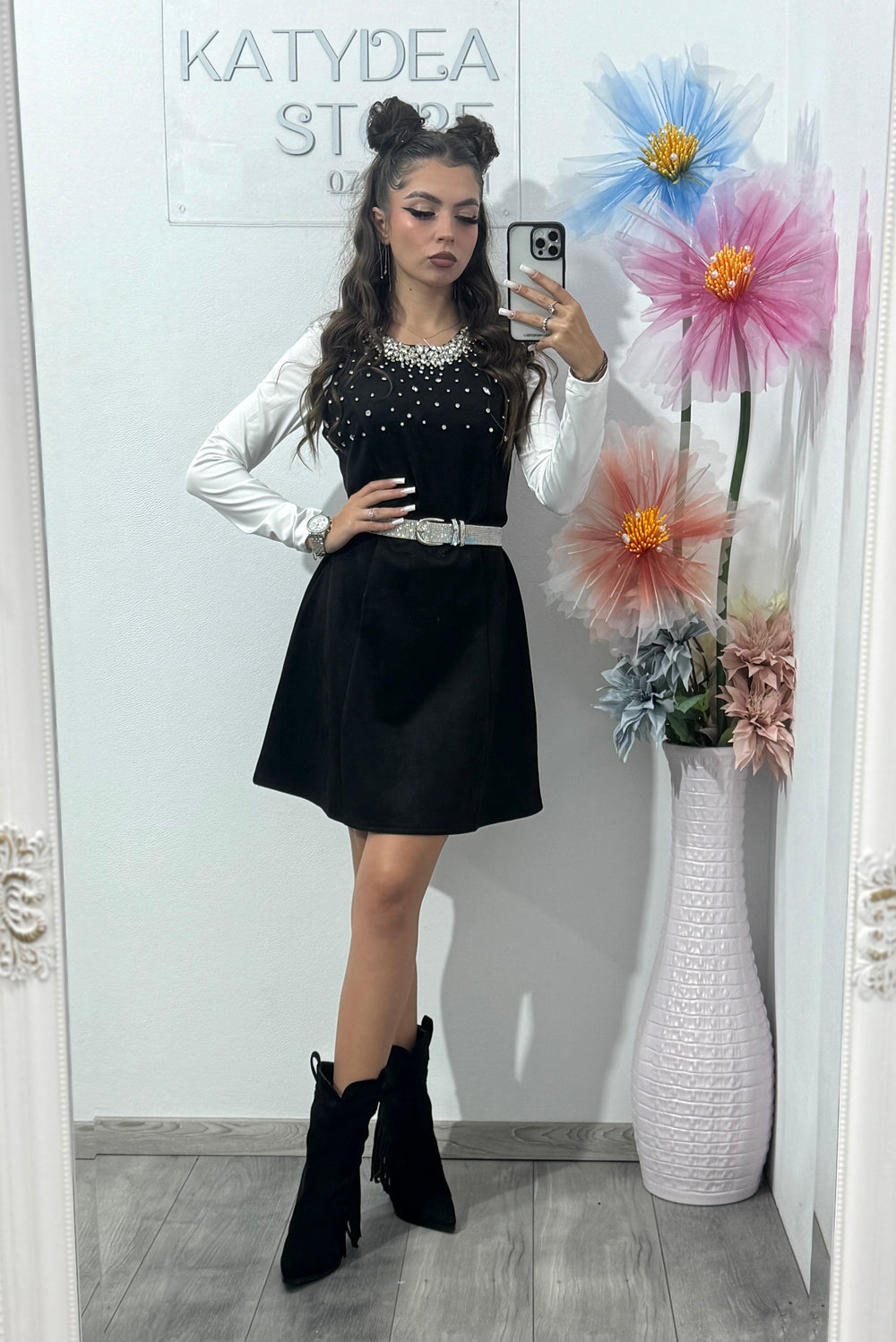 Sarafan cu cristale Daiana