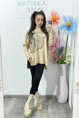 Bluză tip fluturaș DEEA