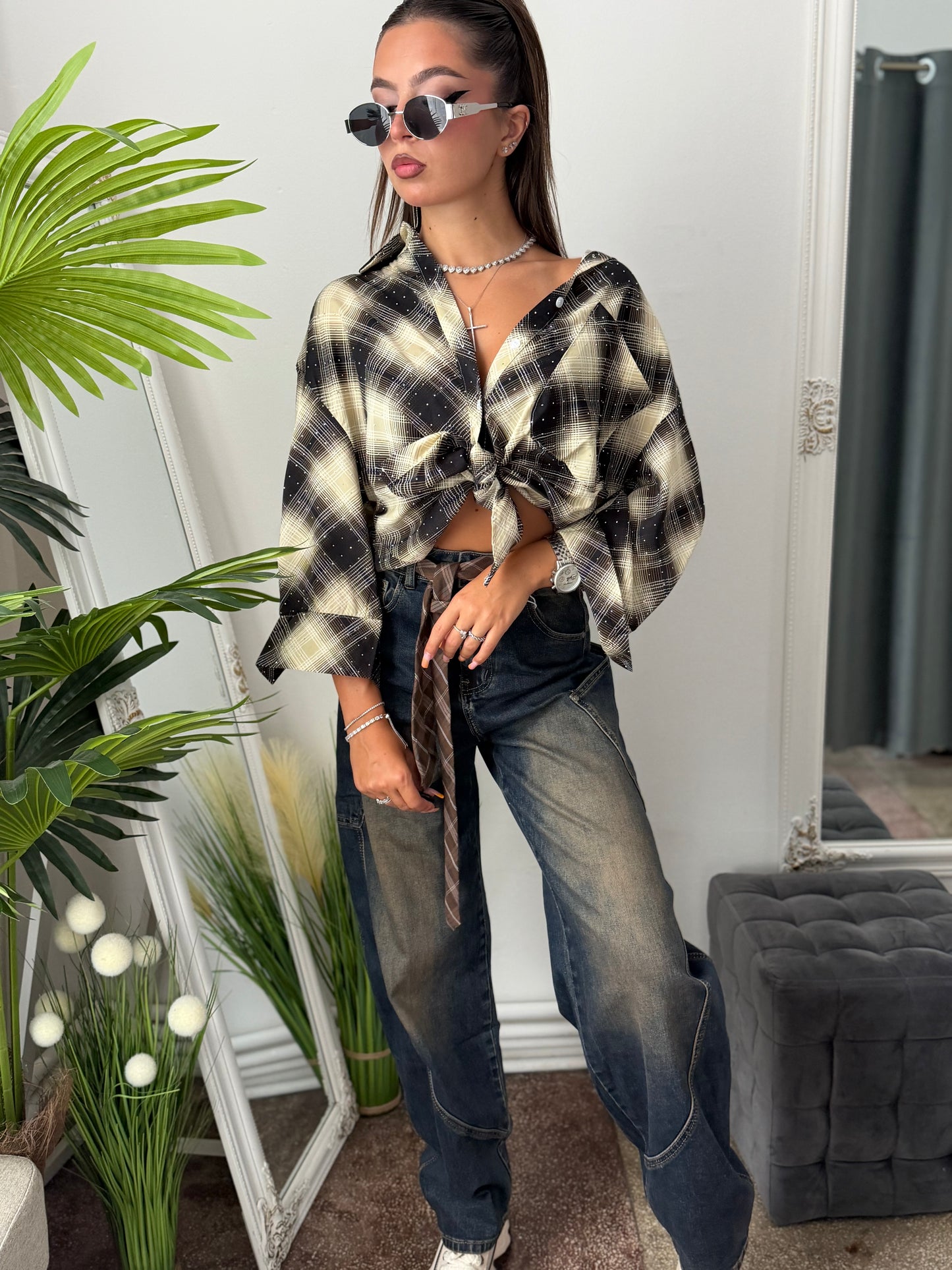 Jeans BalloonFit BROWN
