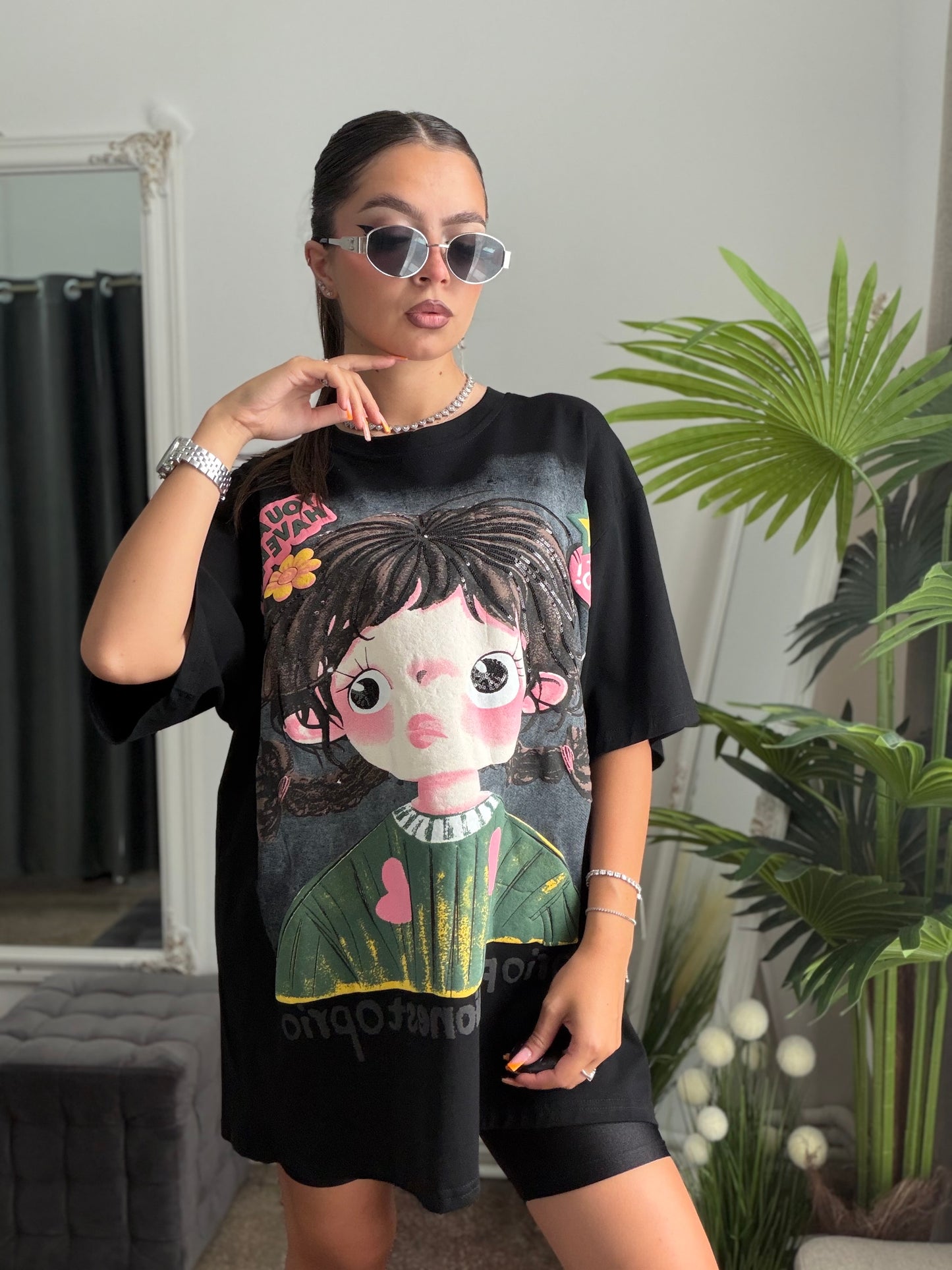 Tricou negru LOLYPOP