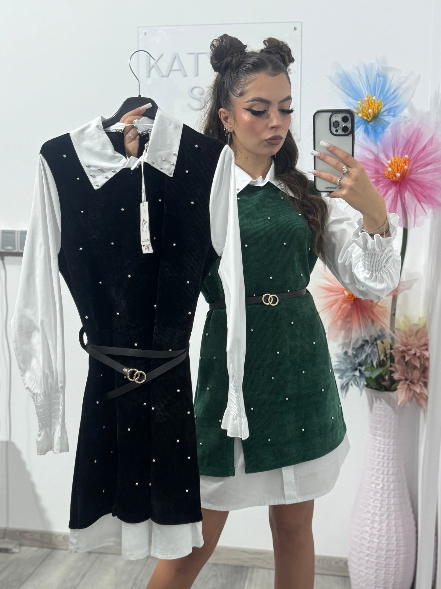 Rochie tip camasa Diandra