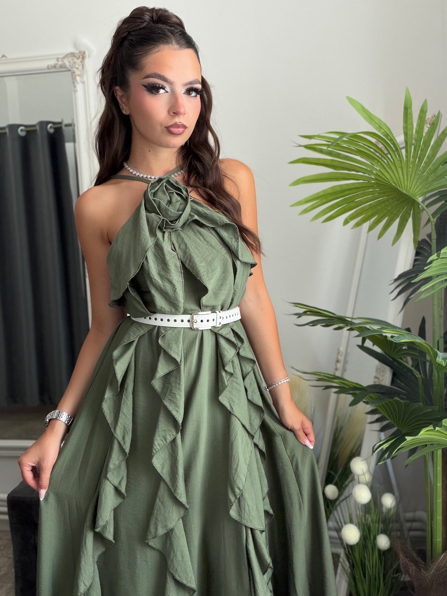 Rochie kaki IOANA