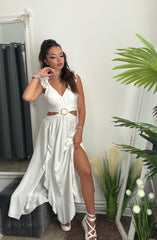 Rochie albă Goddess
