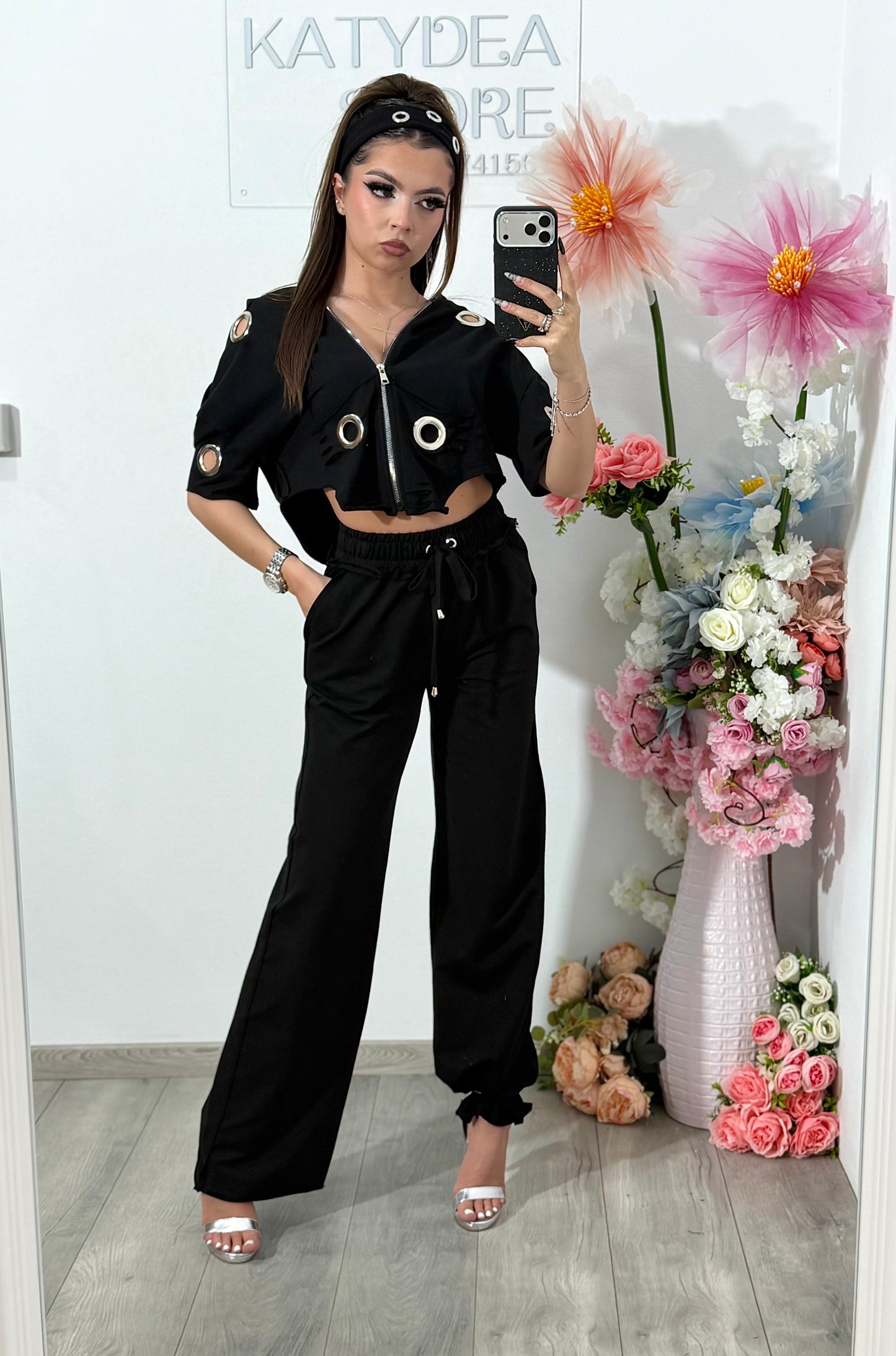 Compleu din 3 piese EXOTIC negru