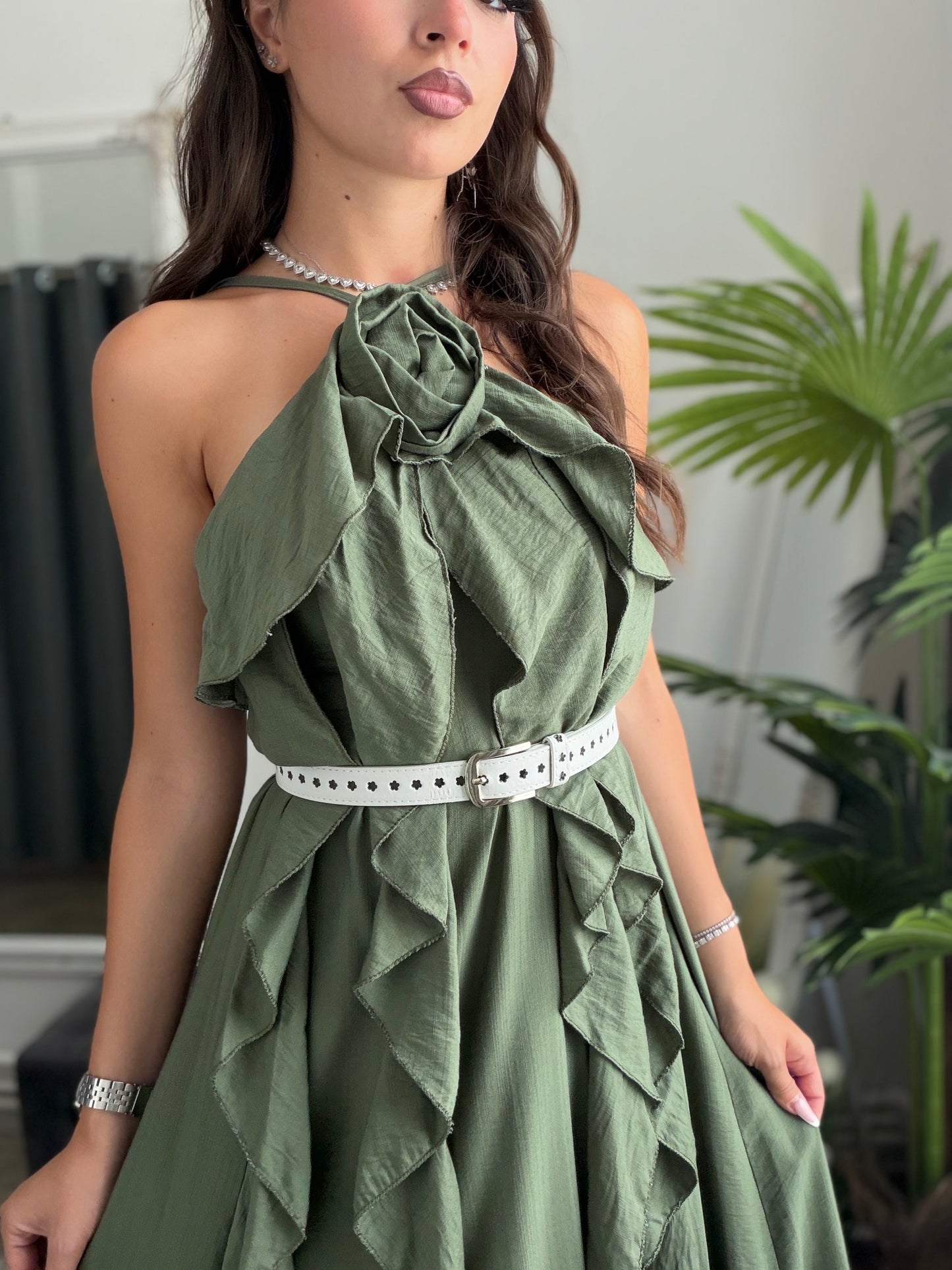 Rochie kaki IOANA