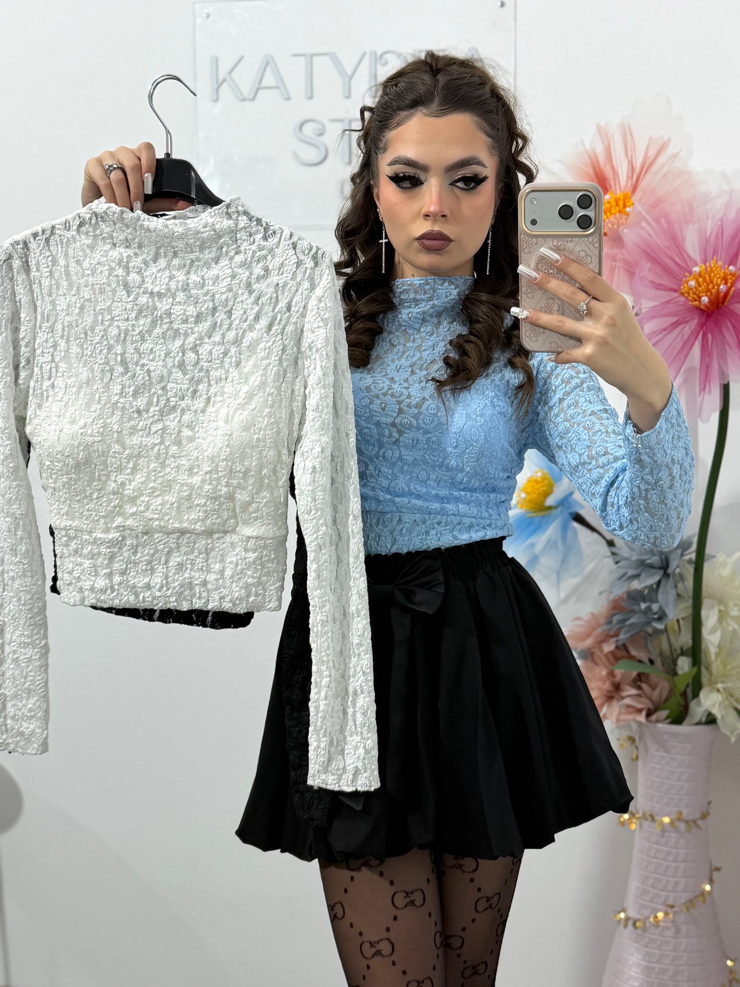 Bluză din dantelă JOLENNE