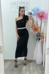 Rochie neagră Narcisa