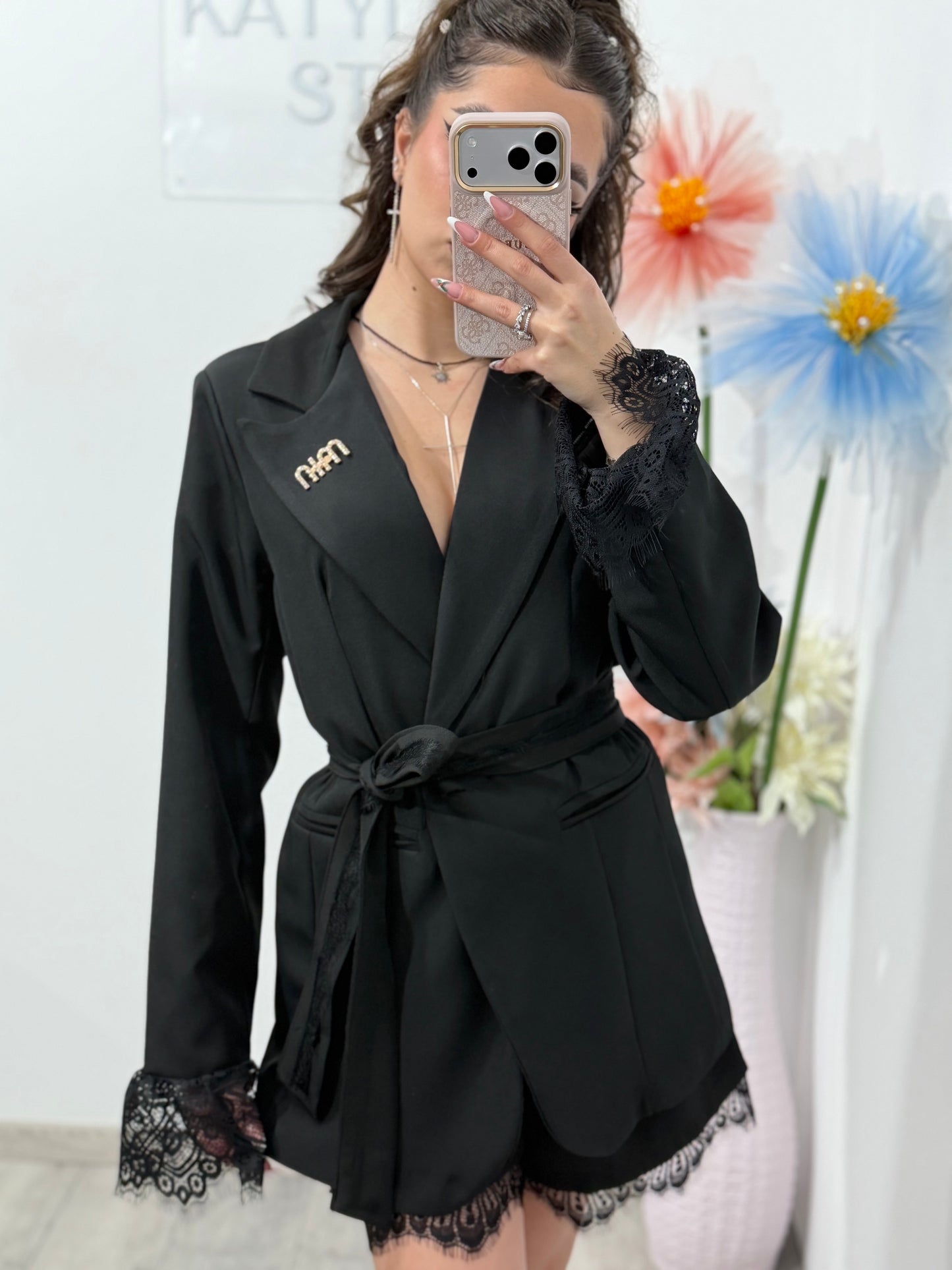 Compleu sacou și pantaloni scurți ROSE