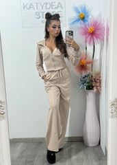 Compleu damă beige Anna