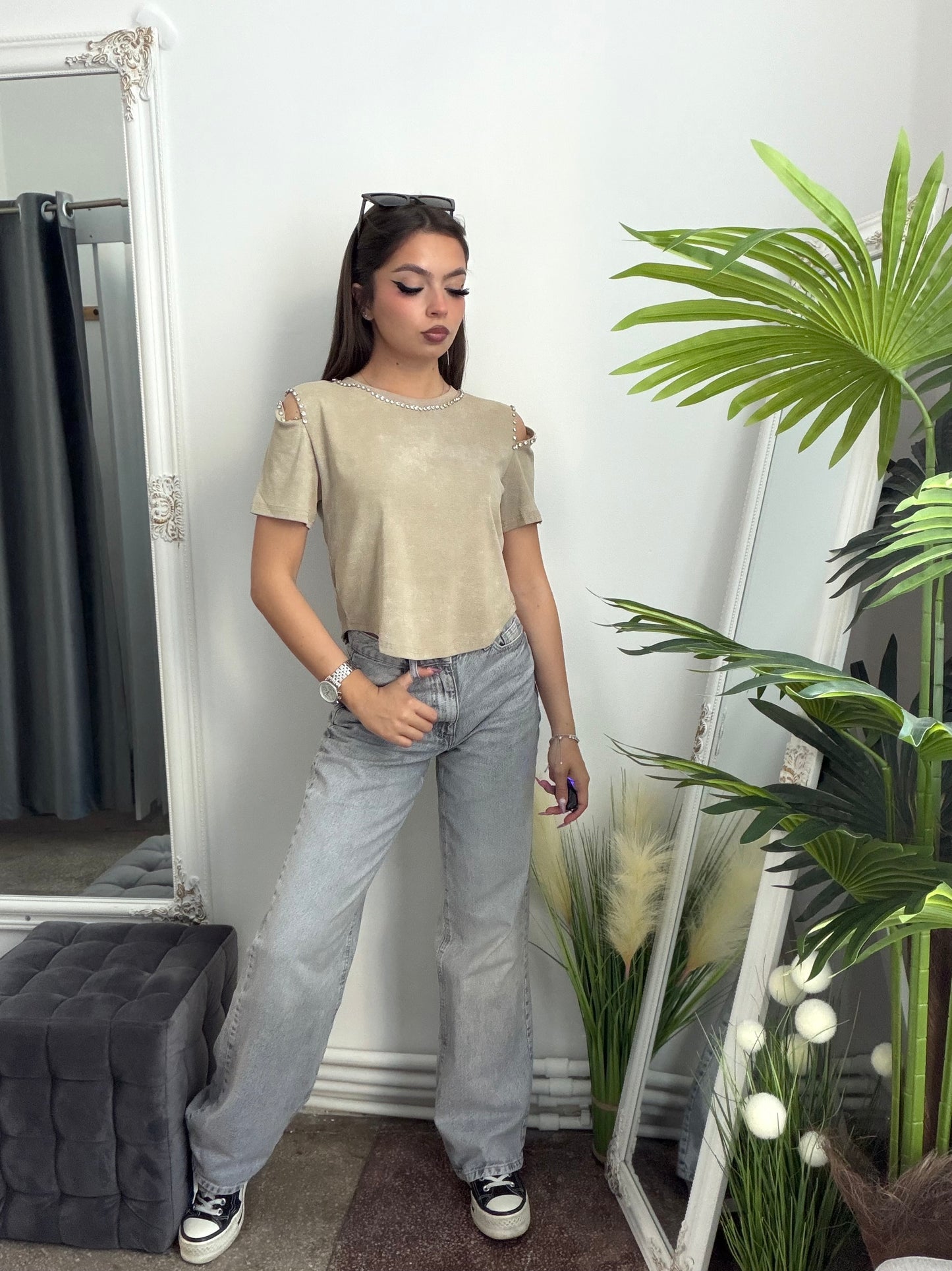 Tricou OANA beige