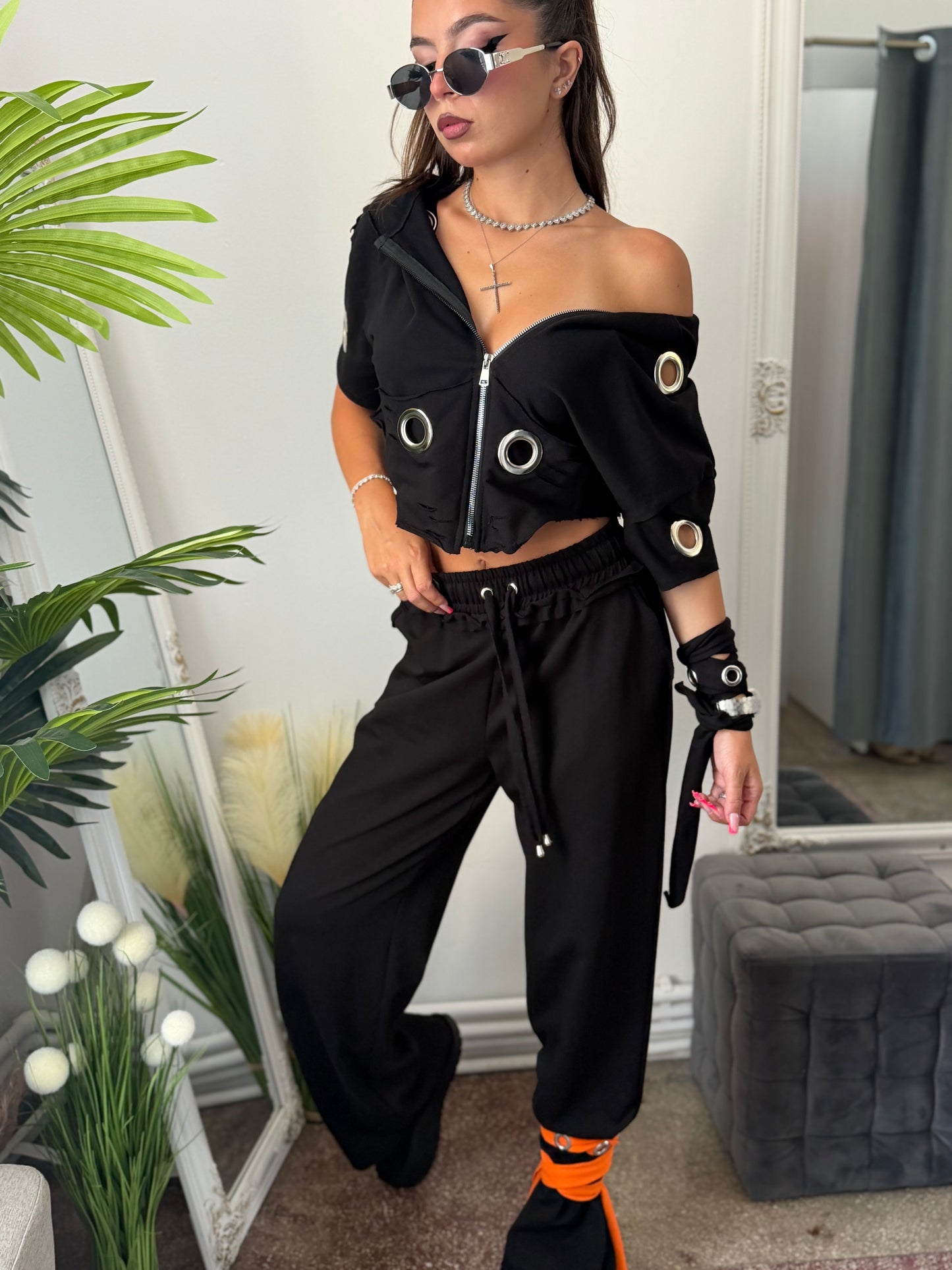 Compleu din 3 piese EXOTIC negru