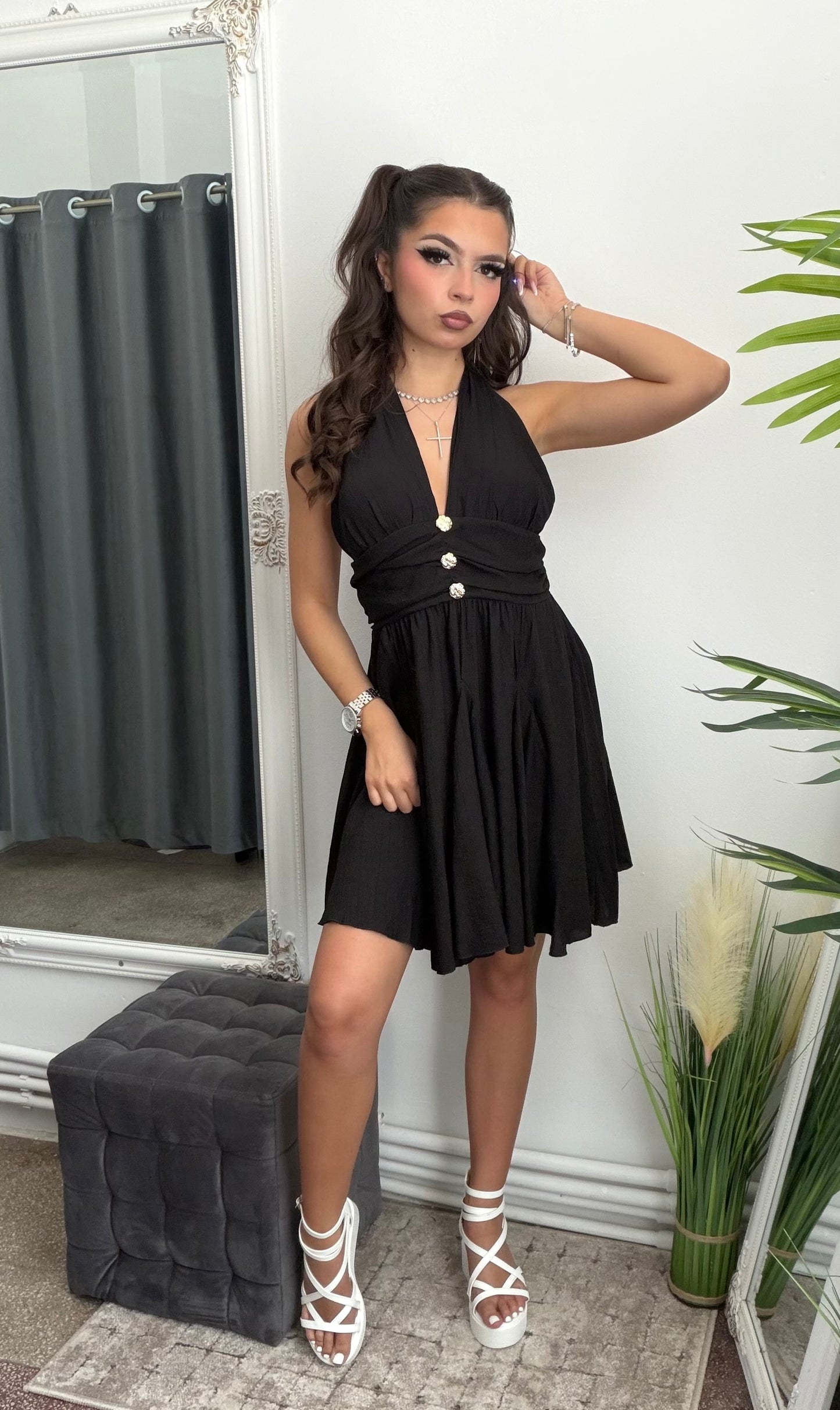 Rochie neagra DENISSA