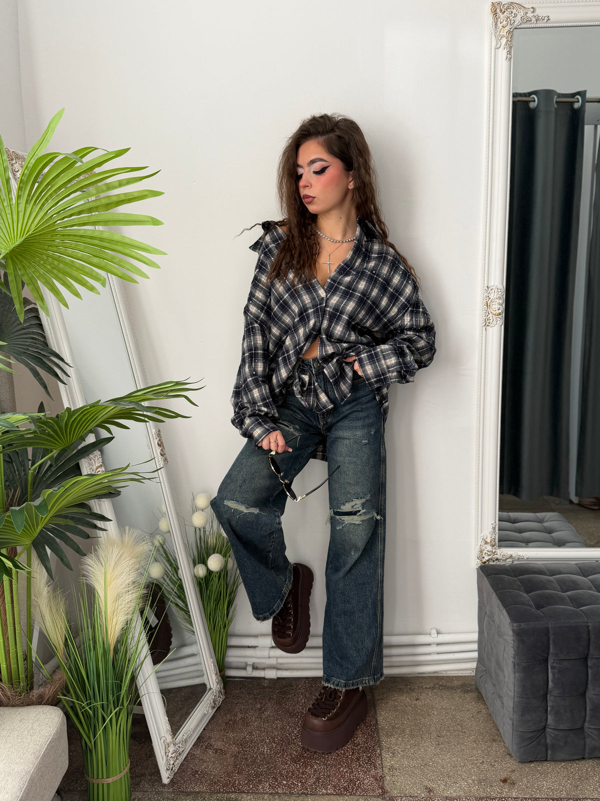 Jeans WideLeg DARKBLUE
