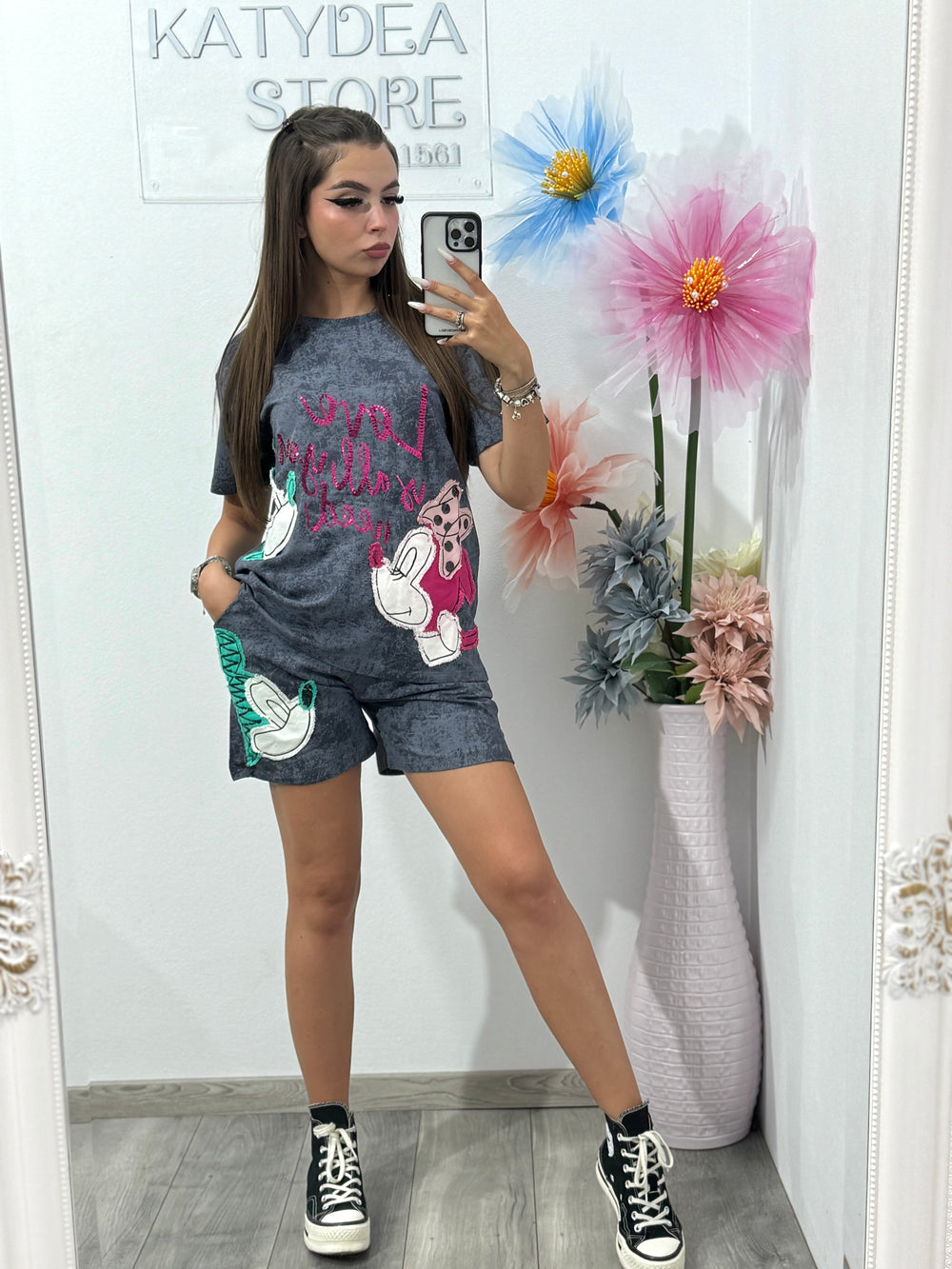 Compleu Miky Grey