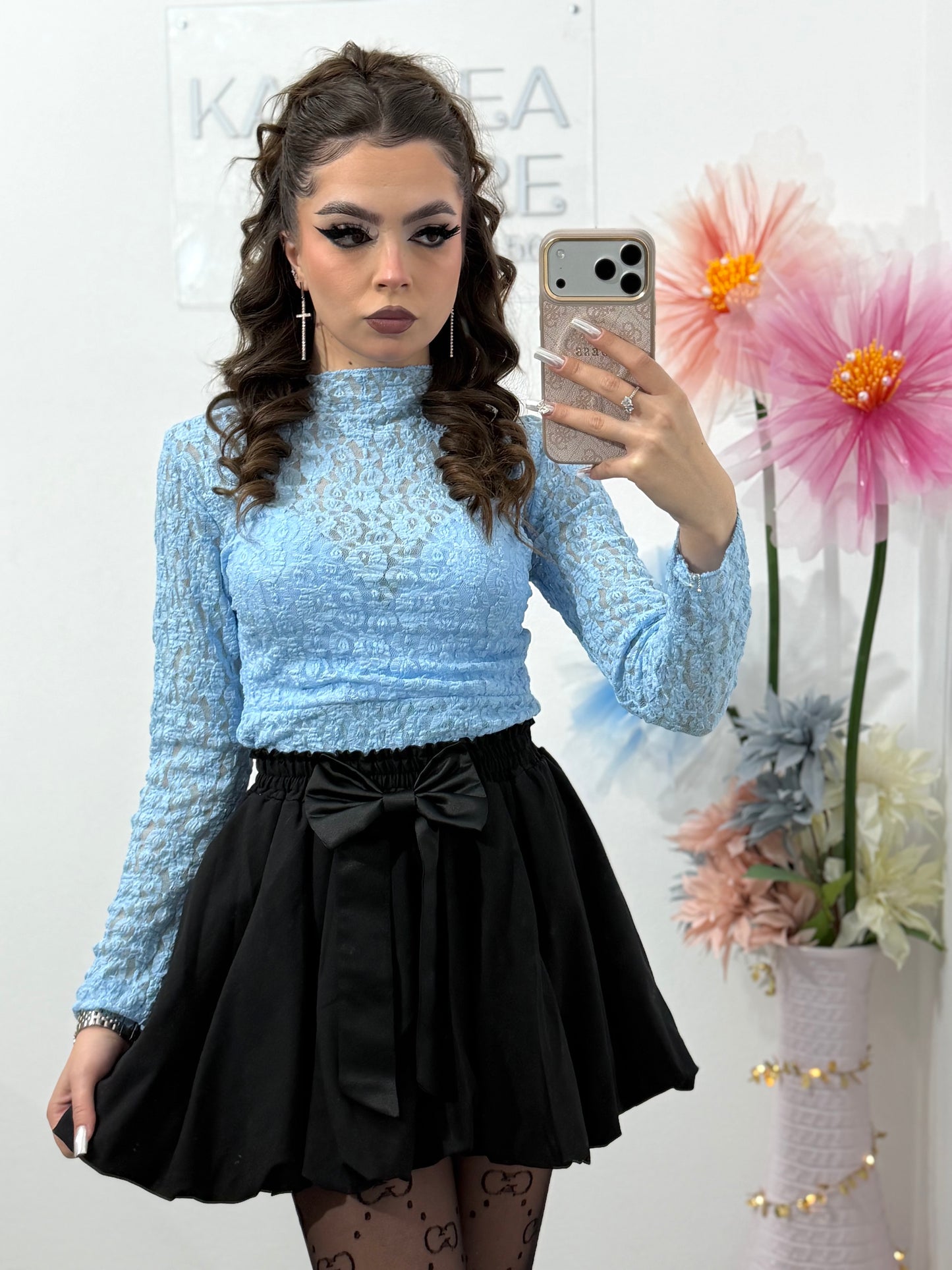 Bluză din dantelă JOLENNE