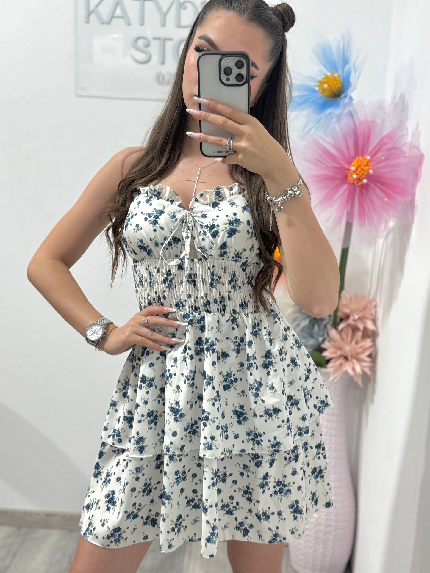 Rochie cu floricele Margarette