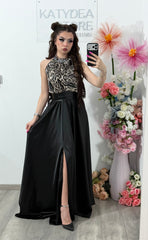 Rochie din satin animalprint ELSA