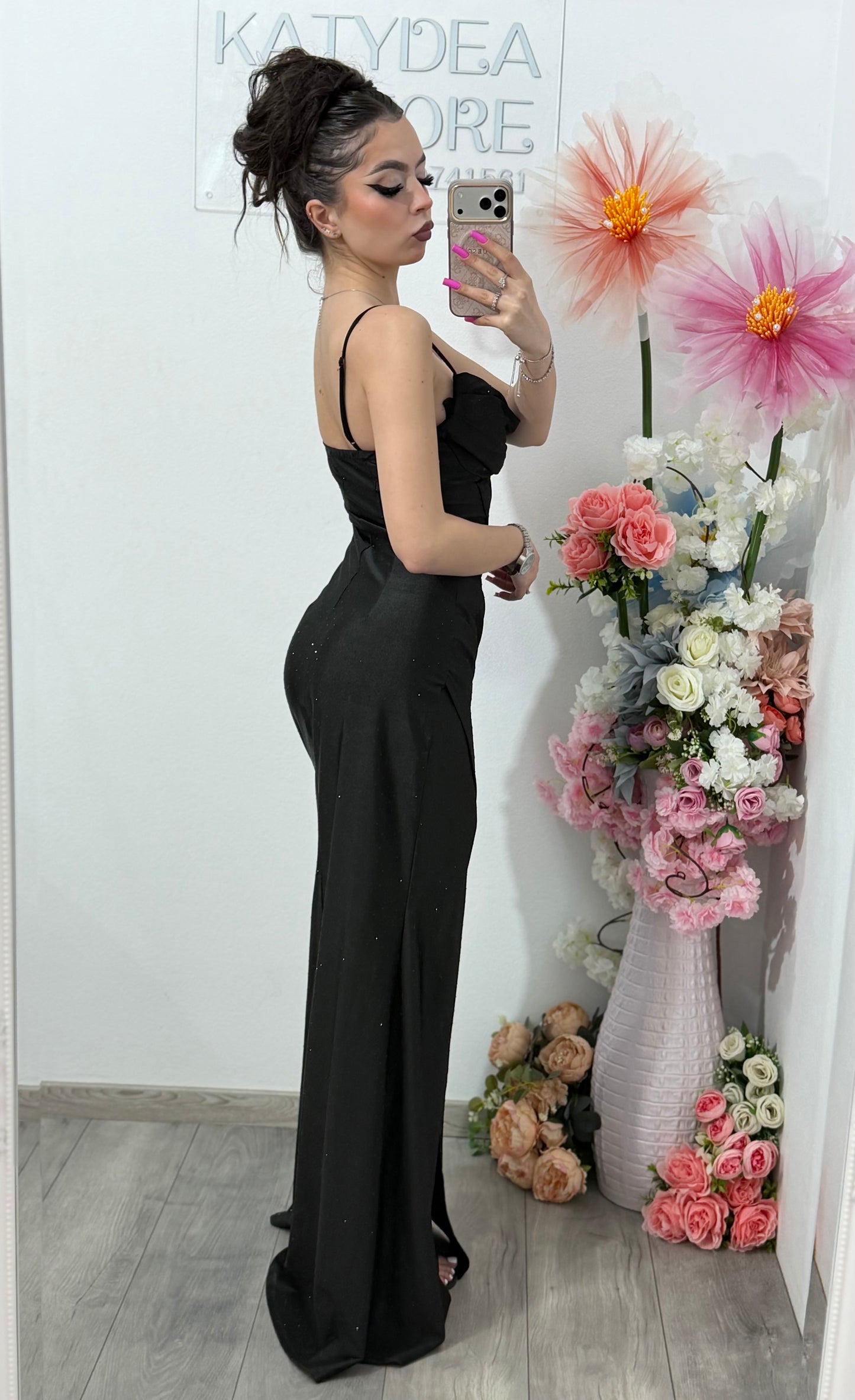 Rochie lunga neagra Laura