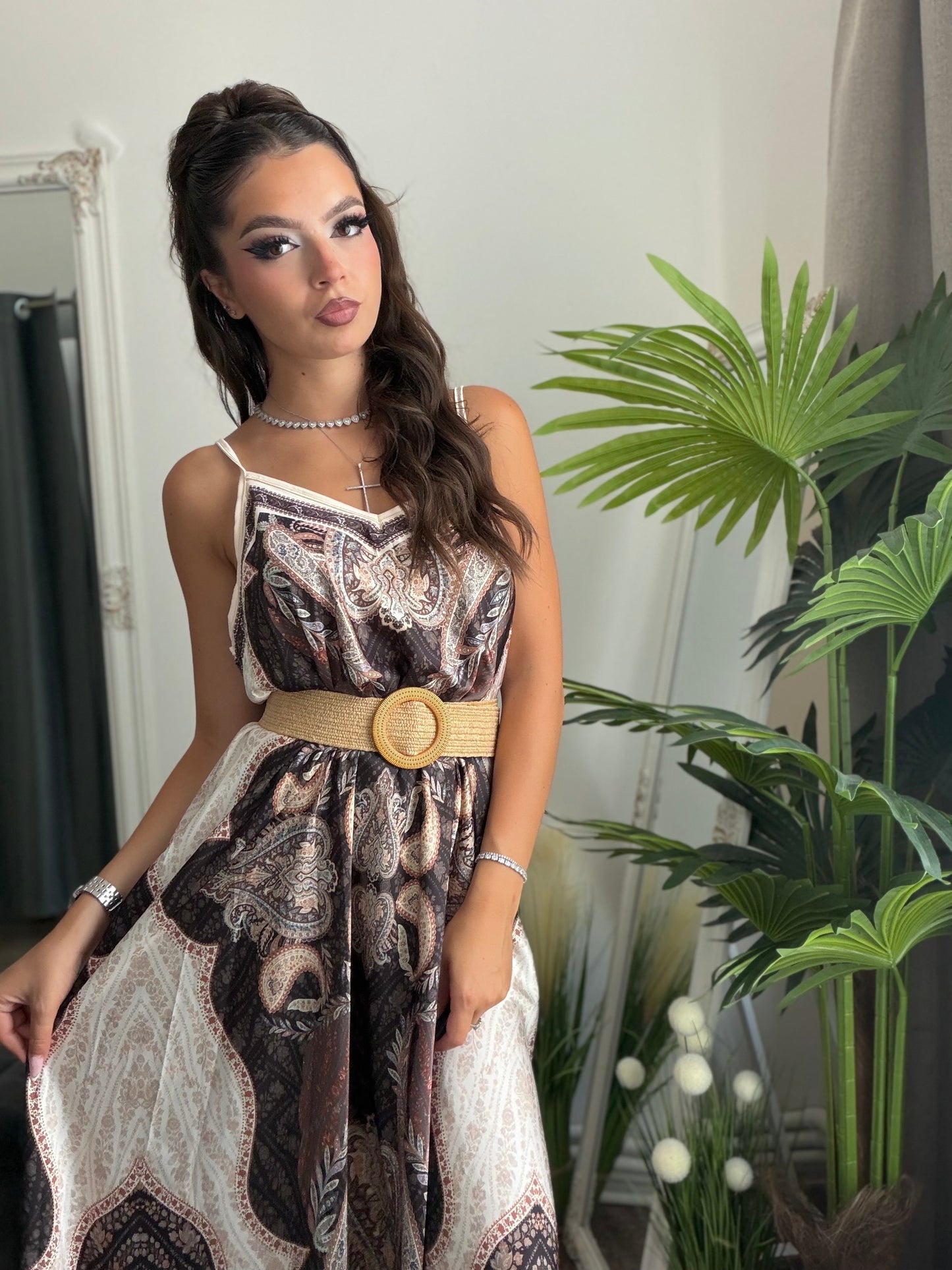 Rochie GREECE maro