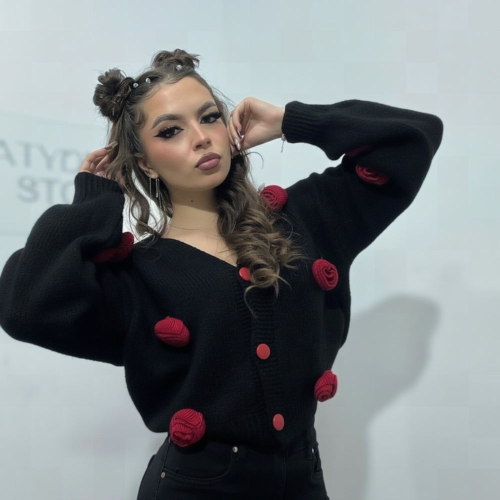 Bluză ROSES neagra
