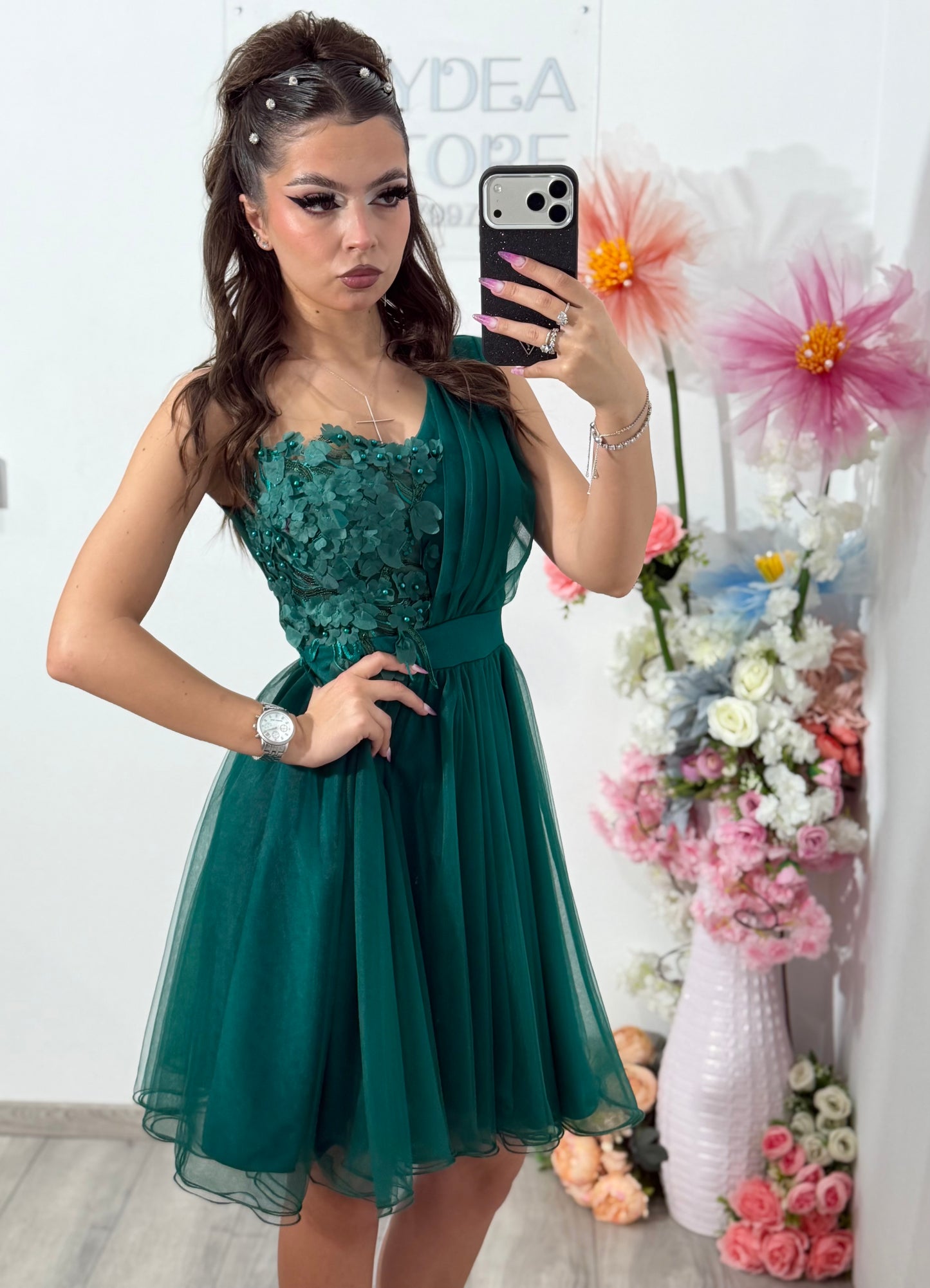 Rochie Anastasia verde