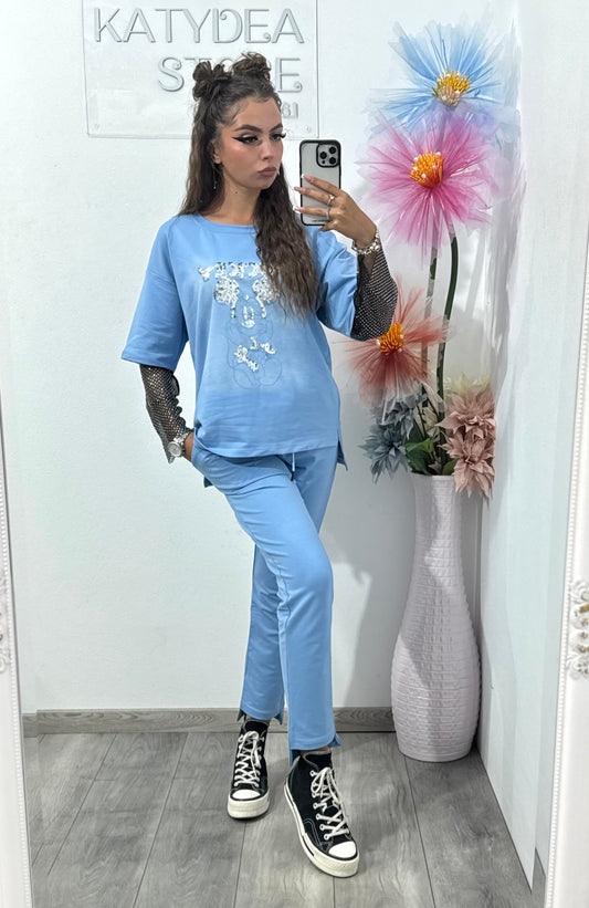 Compleu Bunny bleu