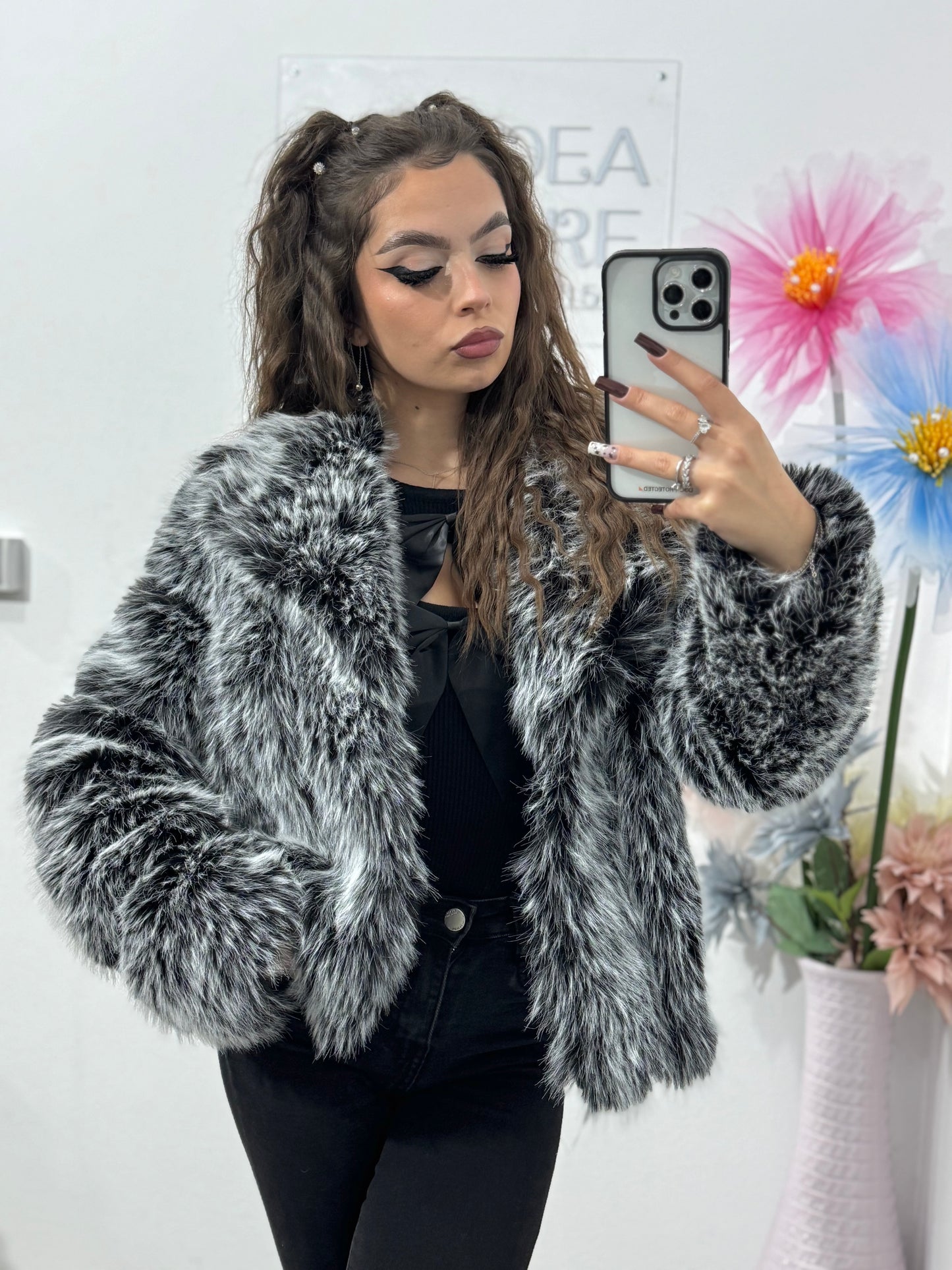 Blană Black&white Tania