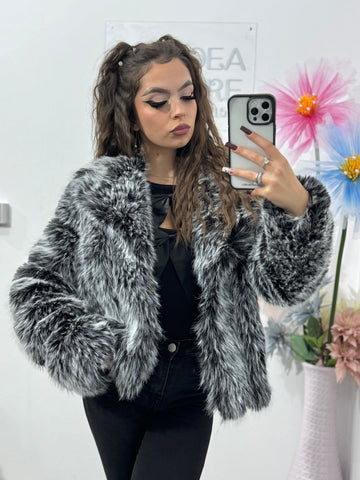 Blană Black&white Tania