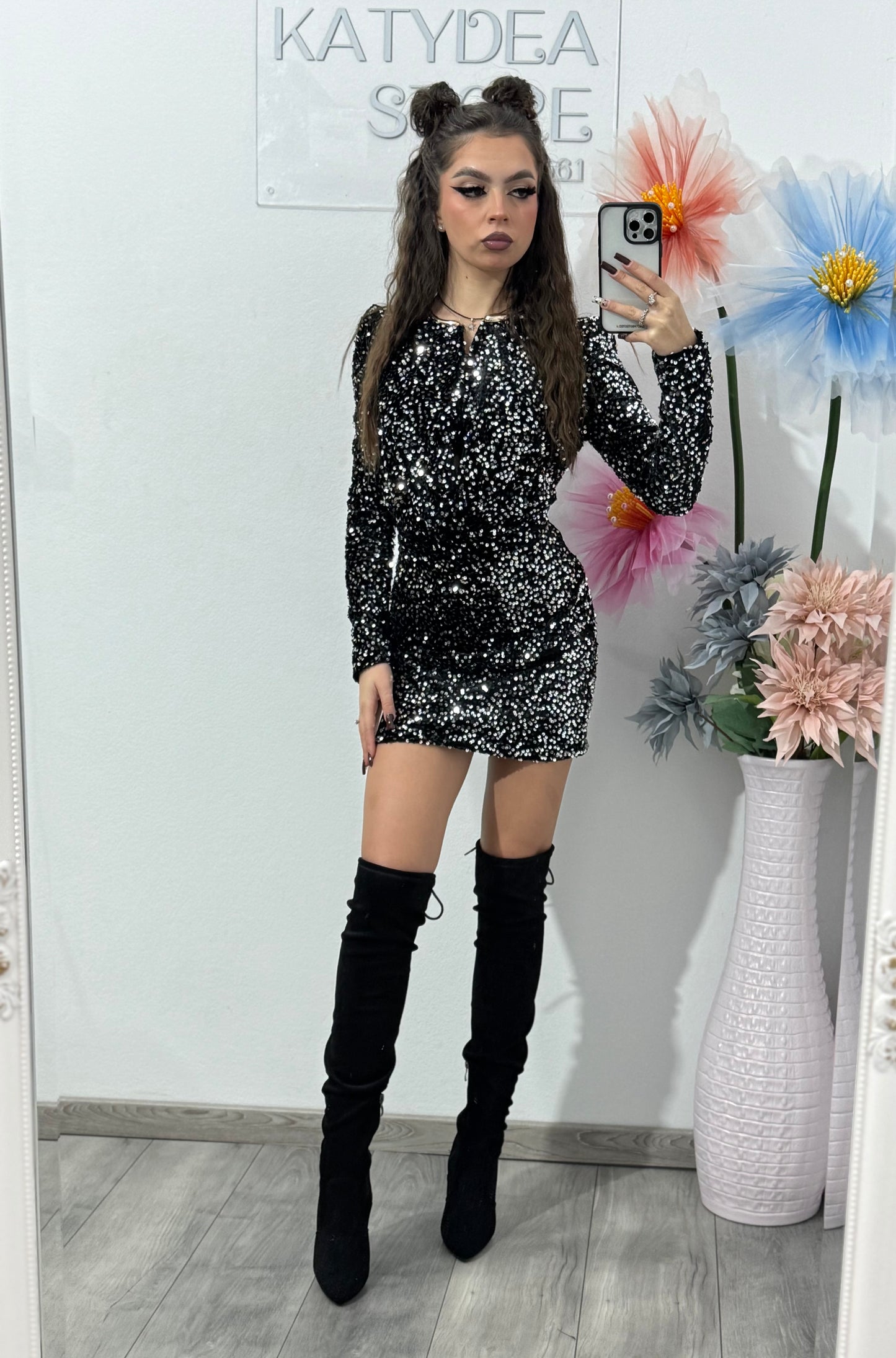 Rochie cu paiete Karoly