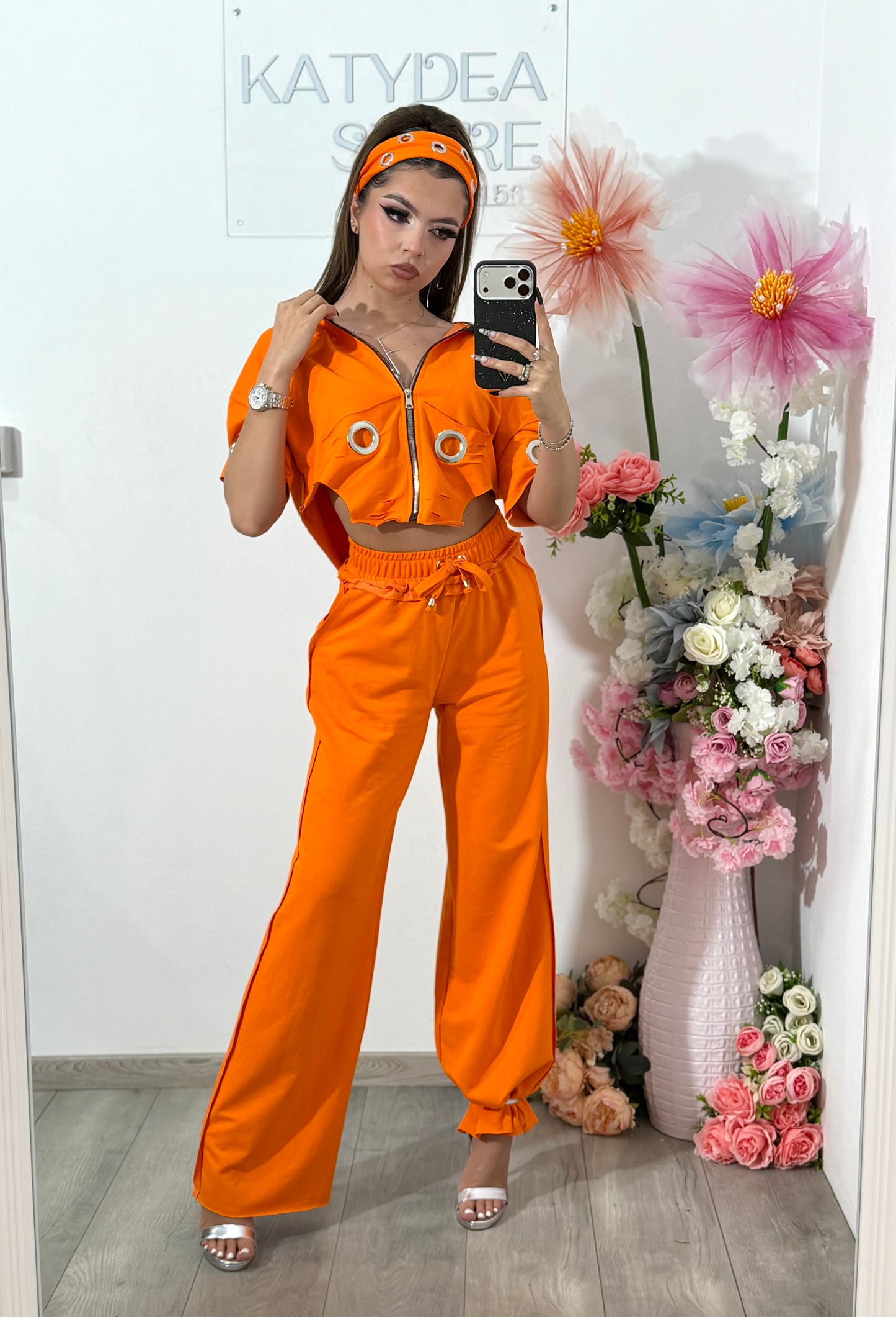 Compleu din 3 piese EXOTIC portocaliu