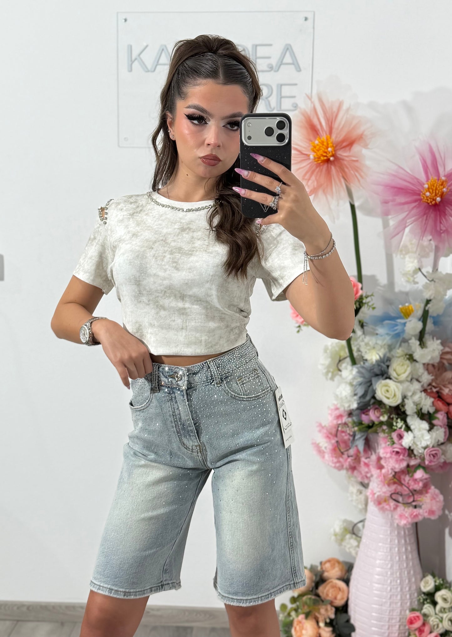 Pantaloni tip bermude GRACE