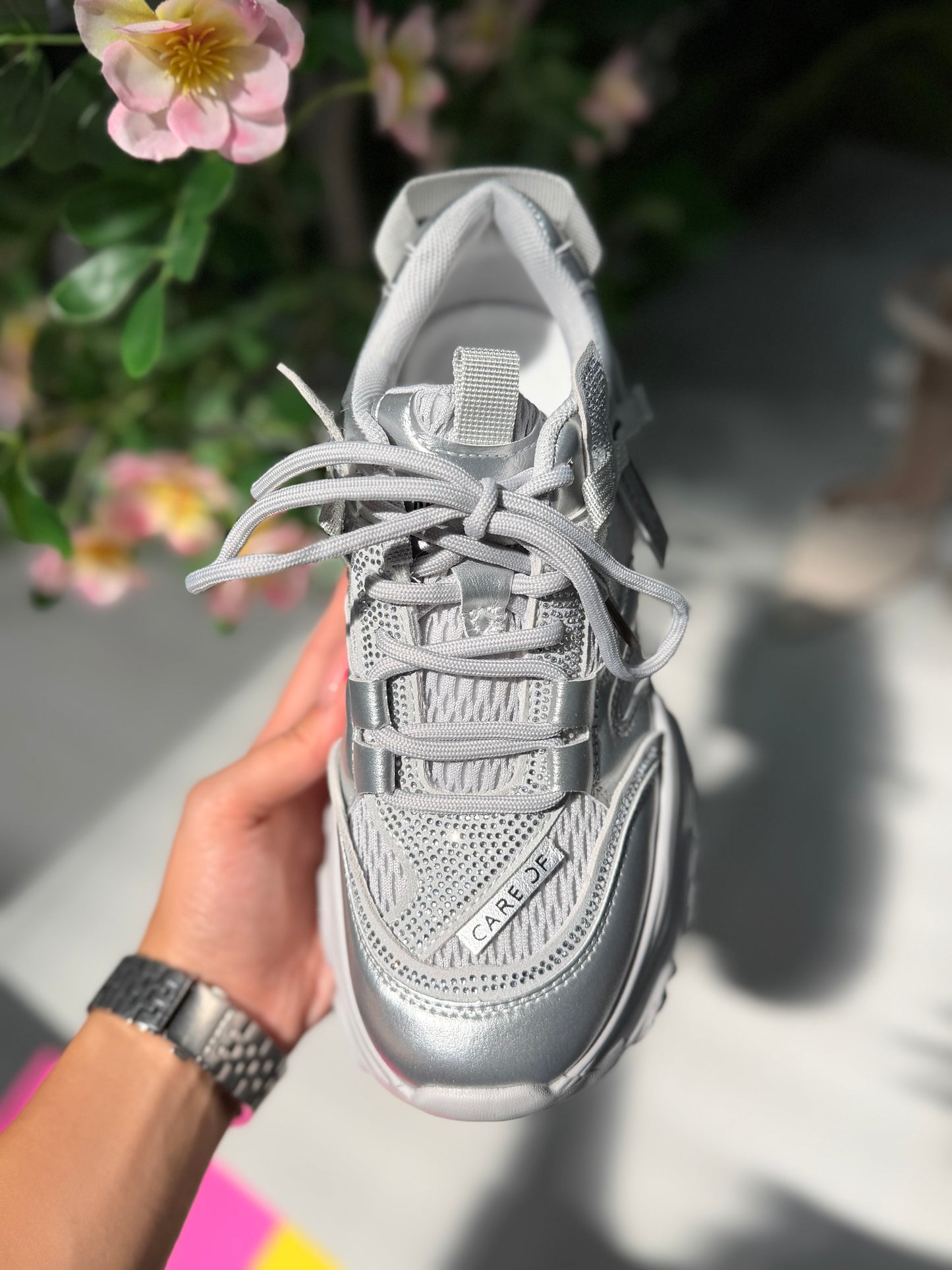 Adidași cu platformă GREY