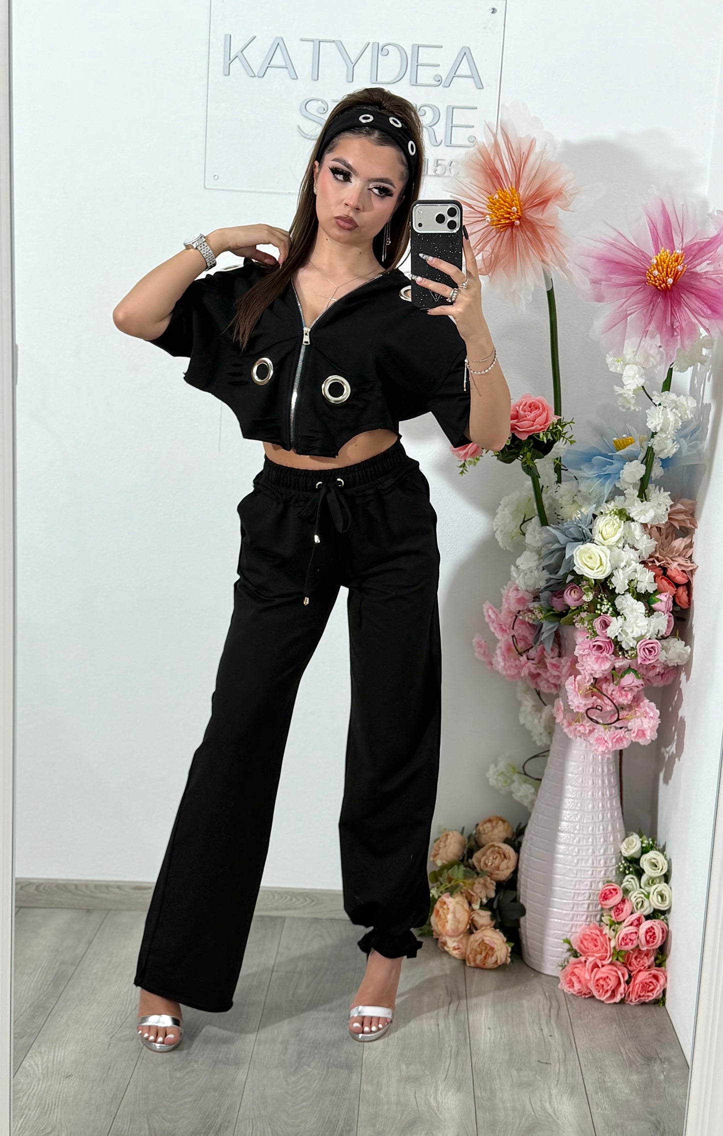 Compleu din 3 piese EXOTIC negru