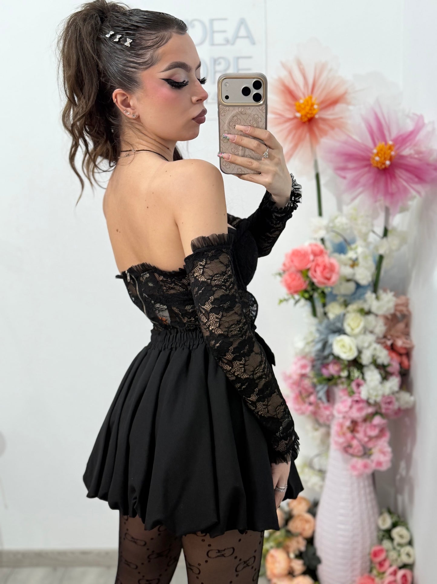 Top elegant din dantelă MISS