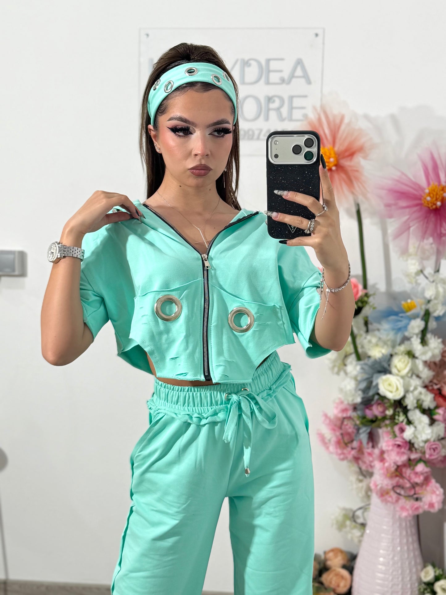 Compleu din 3 piese EXOTIC menta