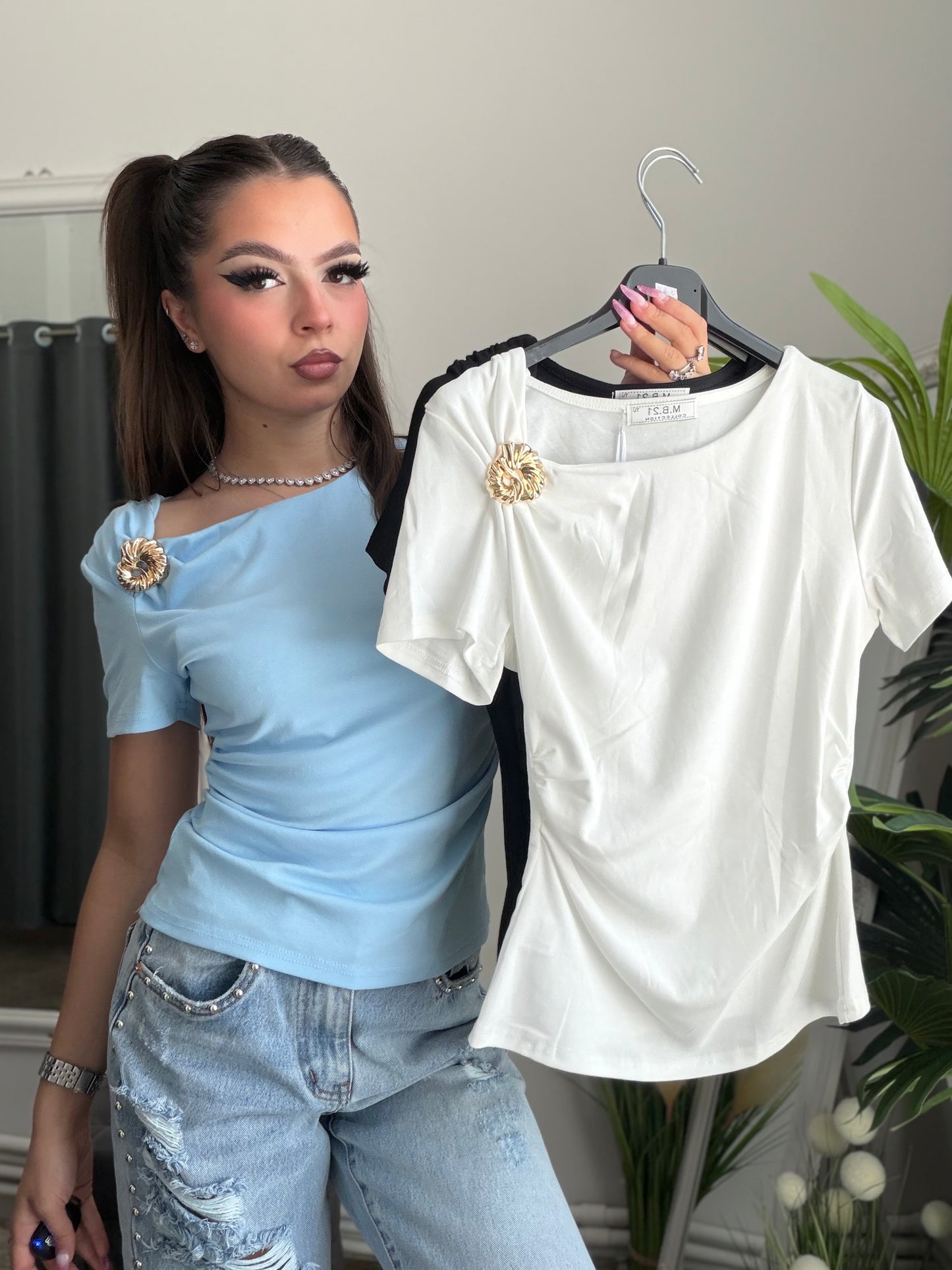 Tricou accesorizat TEODORA