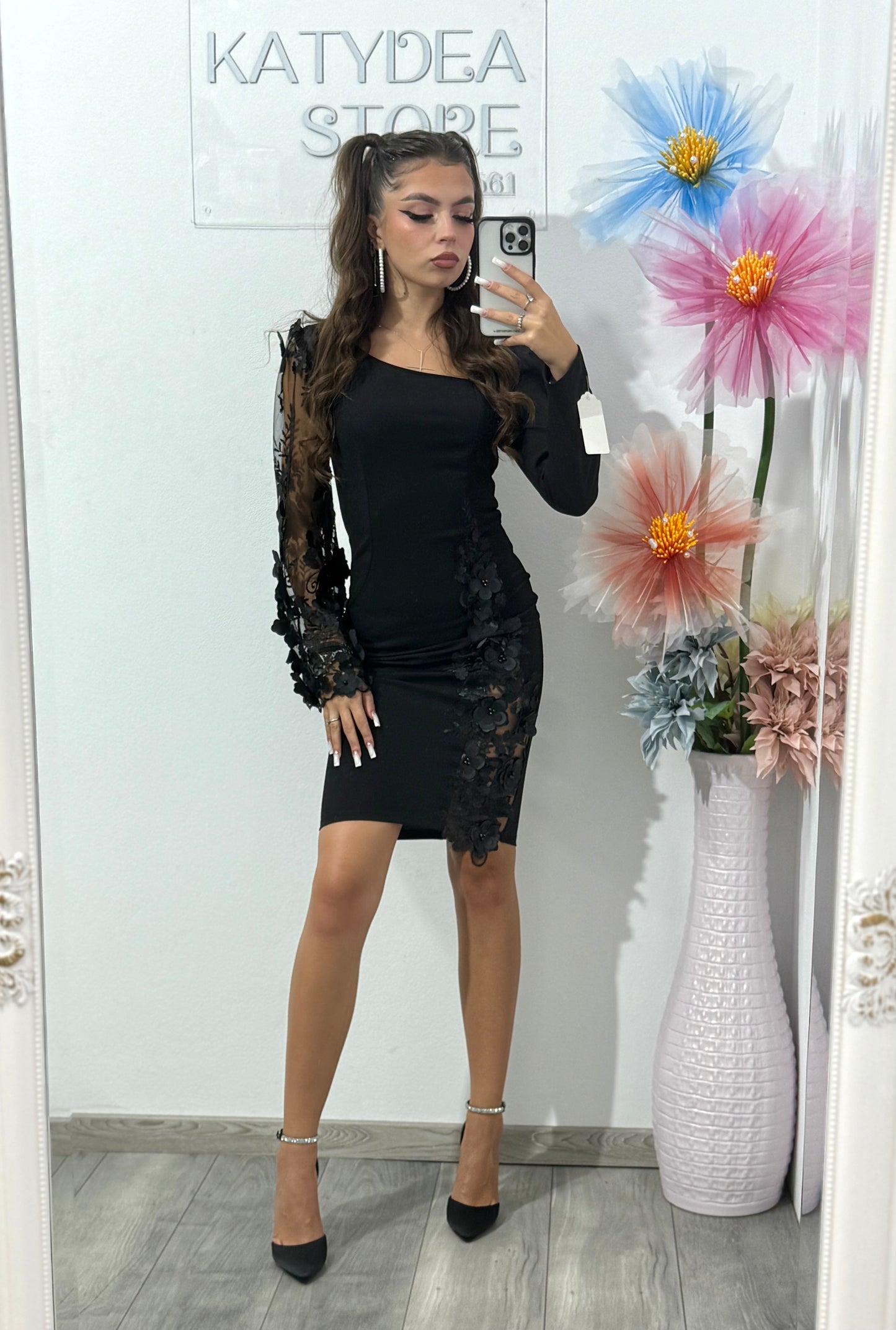Rochie eleganta neagra Sofia