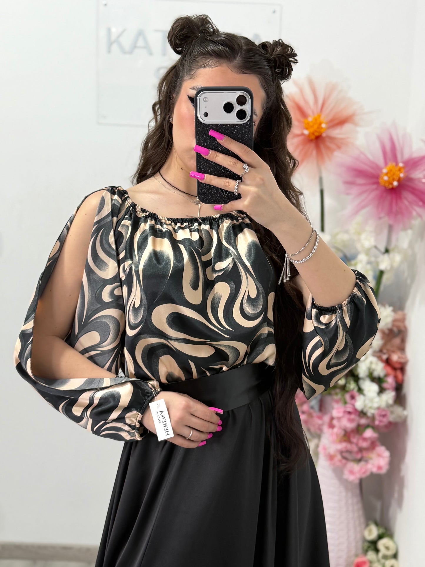 Rochie din satin lunga Helen