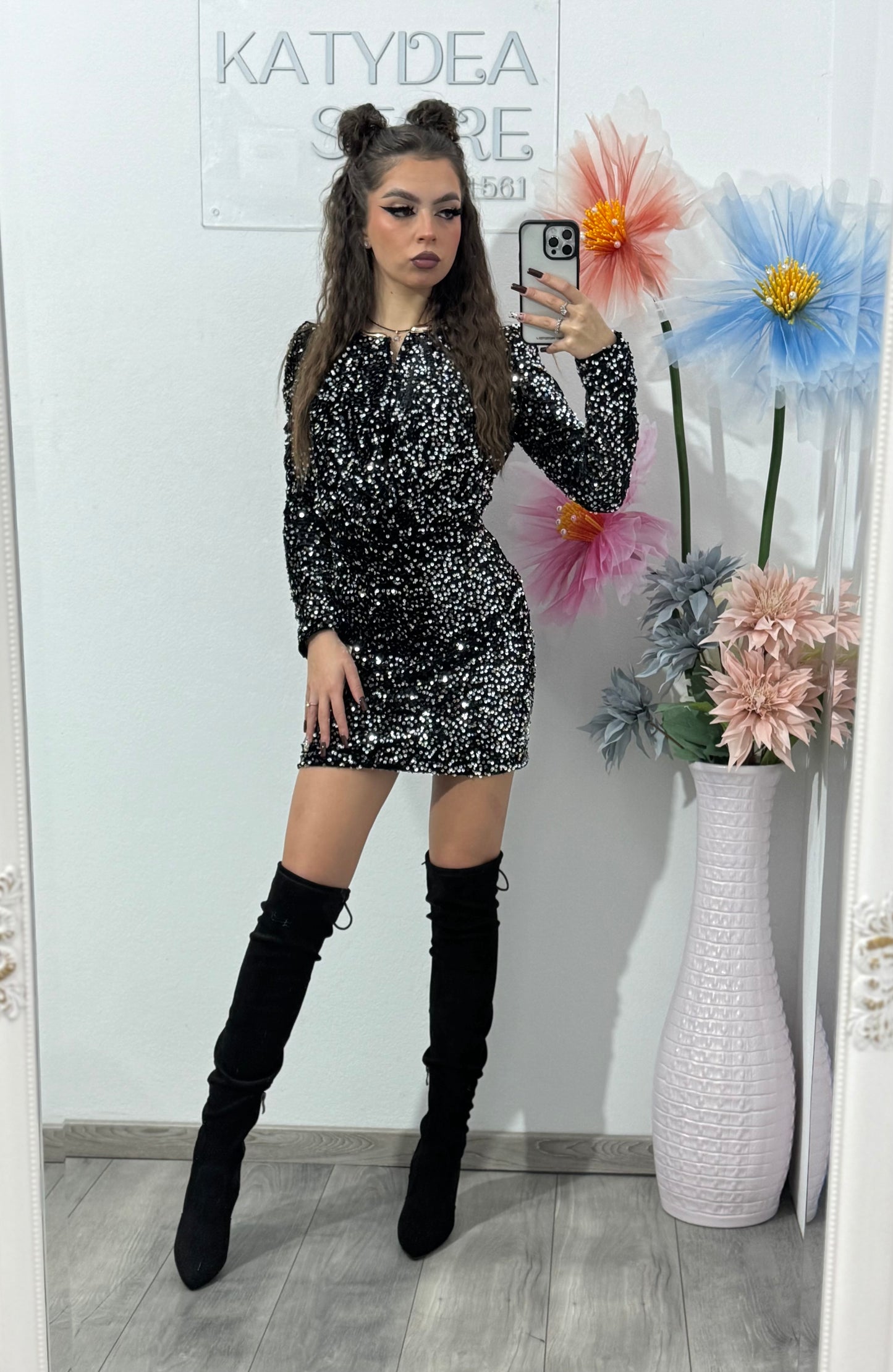 Rochie cu paiete Karoly