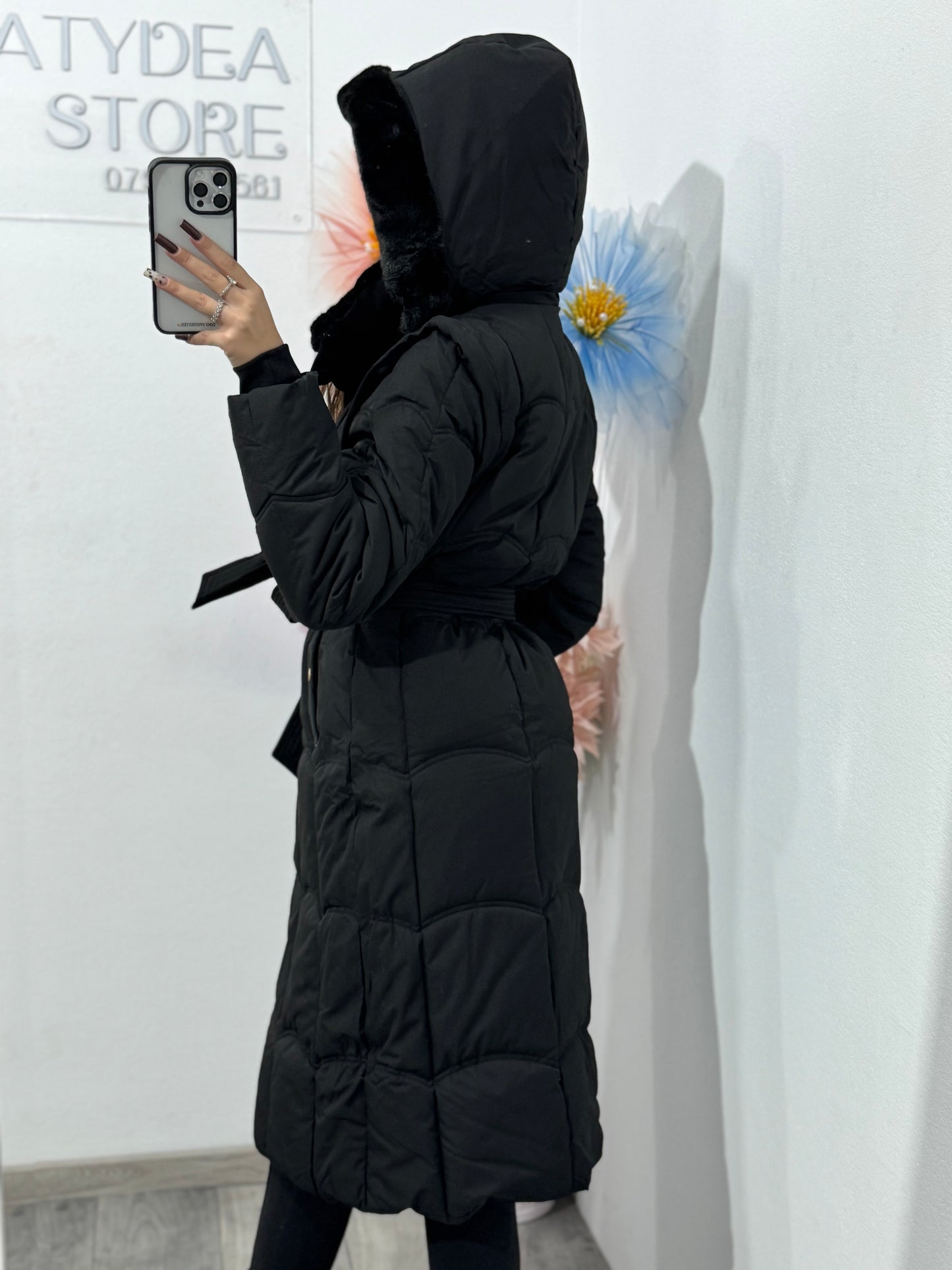 Geacă lungă cu mânecă detașabilă LORA