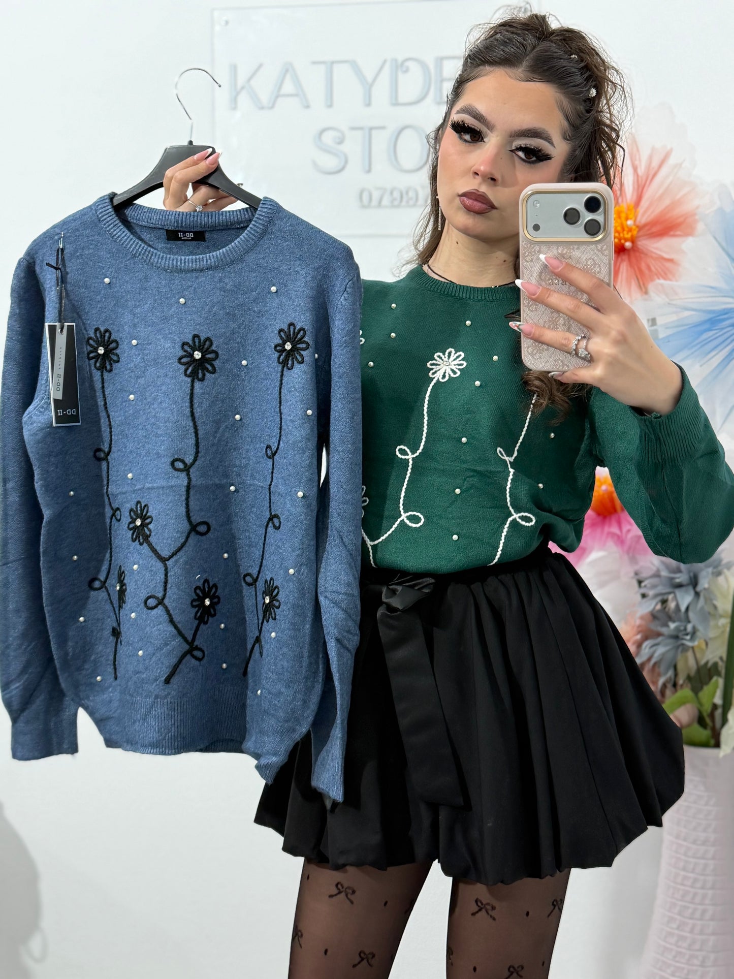 Bluză cu inserții albe FIONA