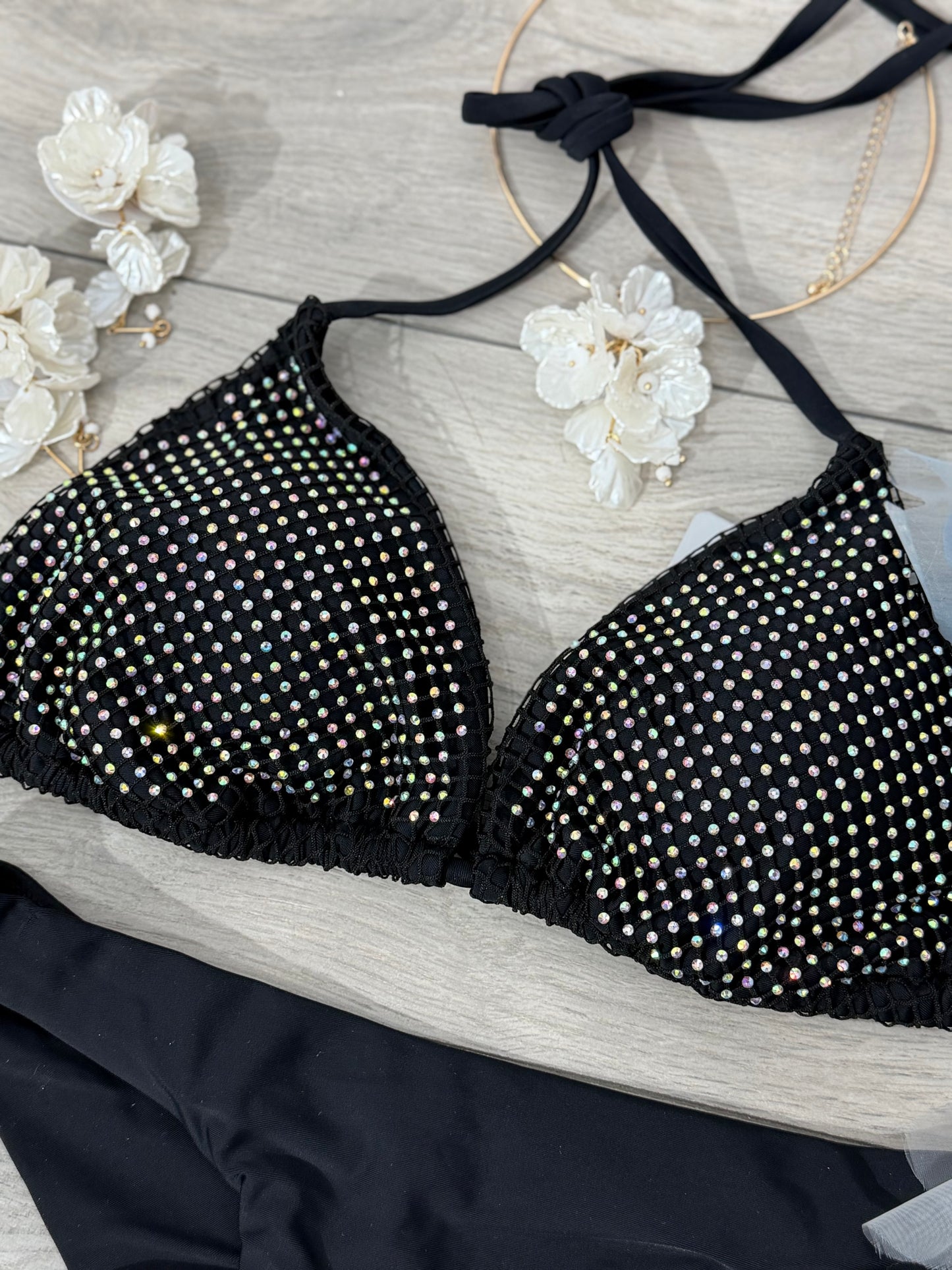 Costum de baie SPARKLE negru