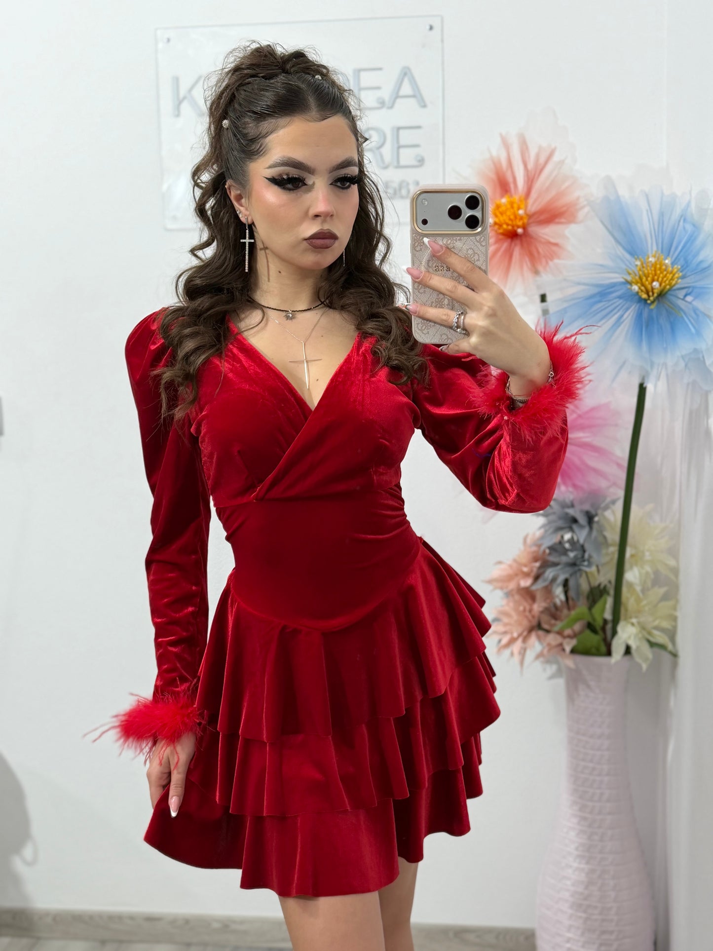 Rochie din catifea LORELAI