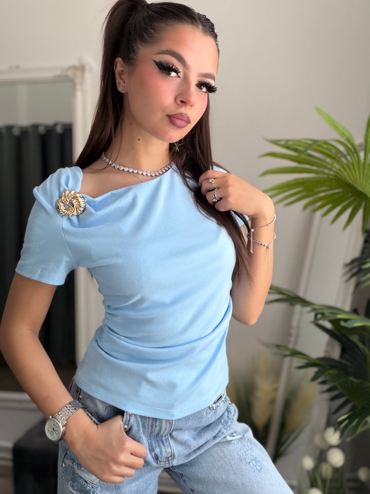Tricou accesorizat TEODORA