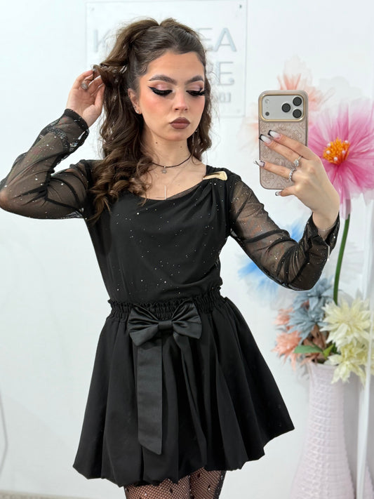 Bluză din meșa cu detalii argintii WELLA