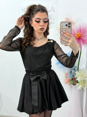 Bluză din meșa cu detalii argintii WELLA